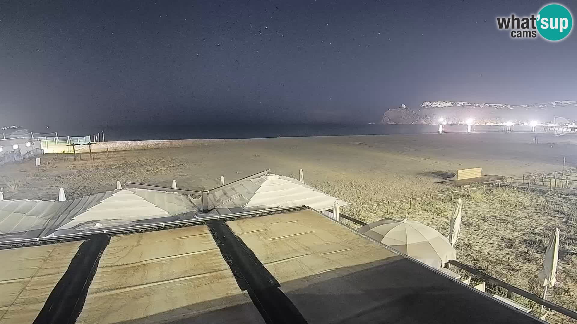 Poetto beach webcam | Cagliari | Sardinija