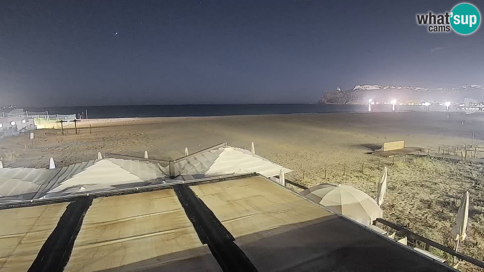 Poetto beach webcam | Cagliari | Sardinija