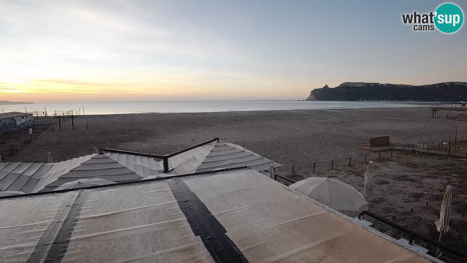 Webcam plage de Poetto | Cagliari | Sardaigne