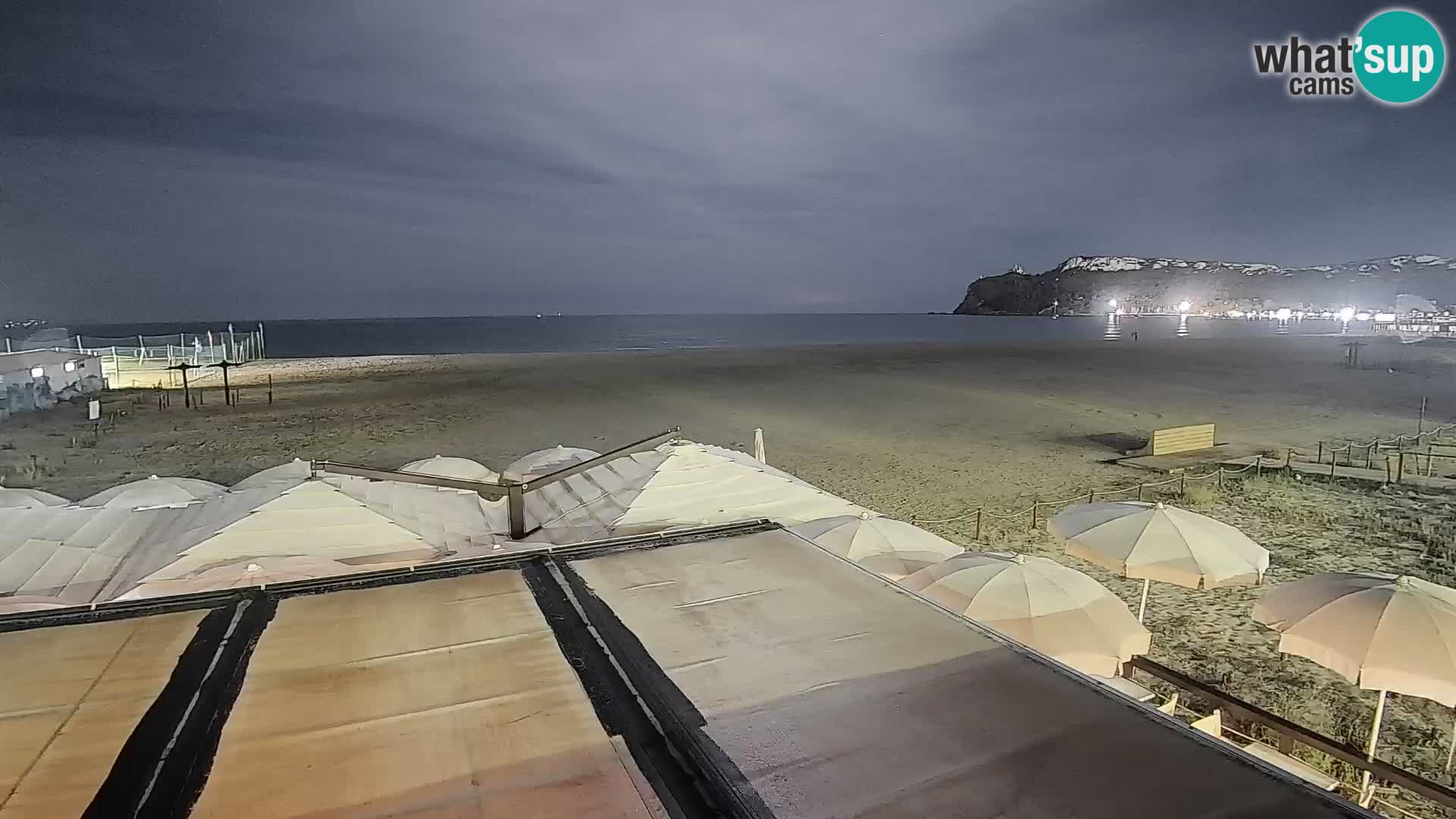 Webcam spiaggia del Poetto | Cagliari | Sardegna