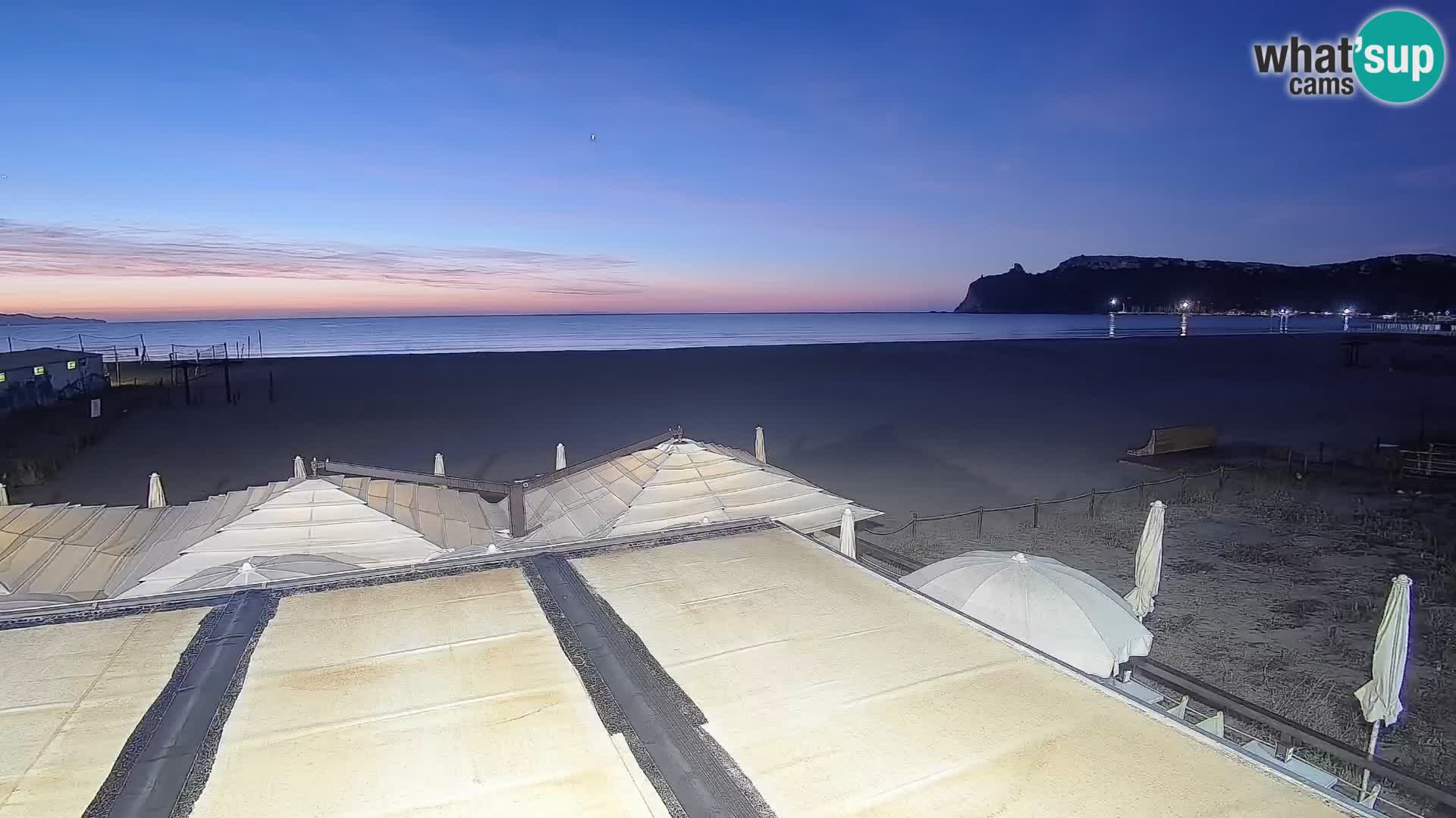 Poetto Strand Webcam | Cagliari | Sardinien