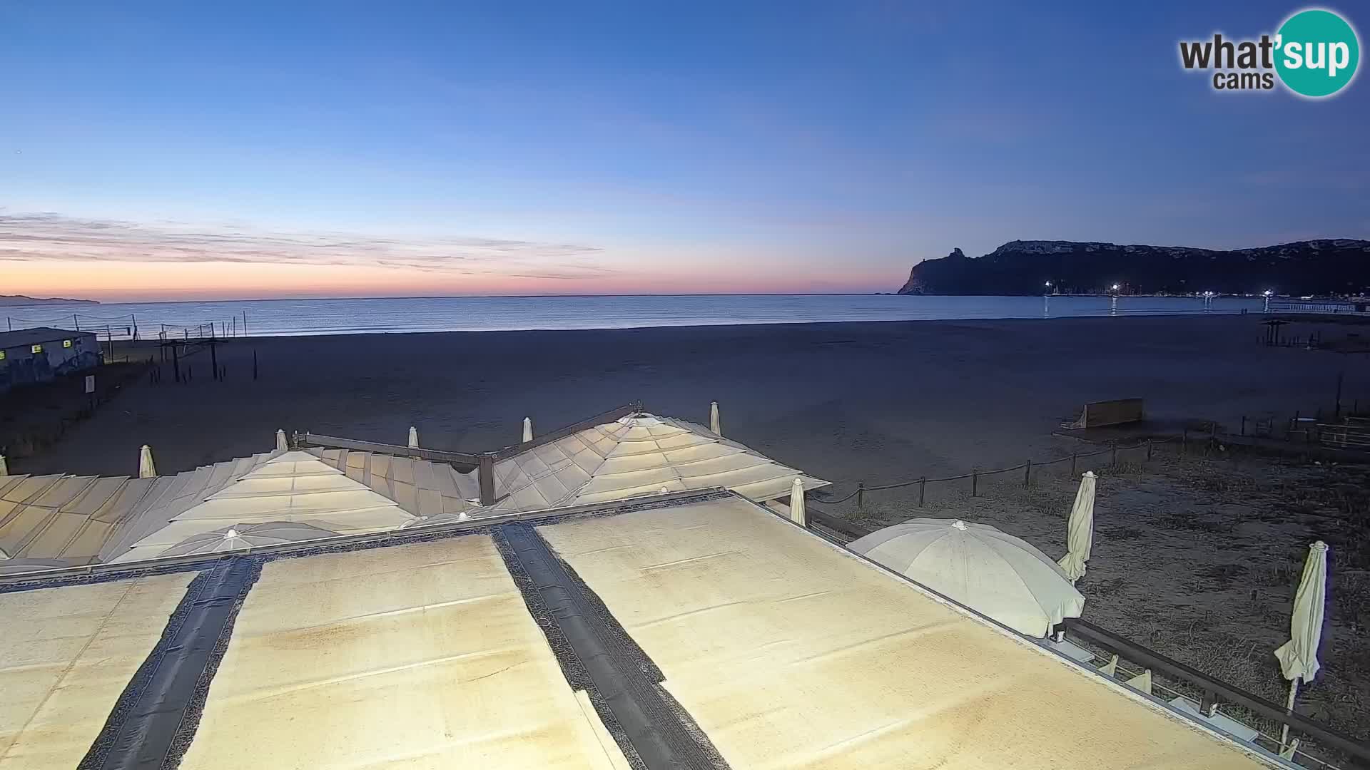 Webcam spiaggia del Poetto | Cagliari | Sardegna