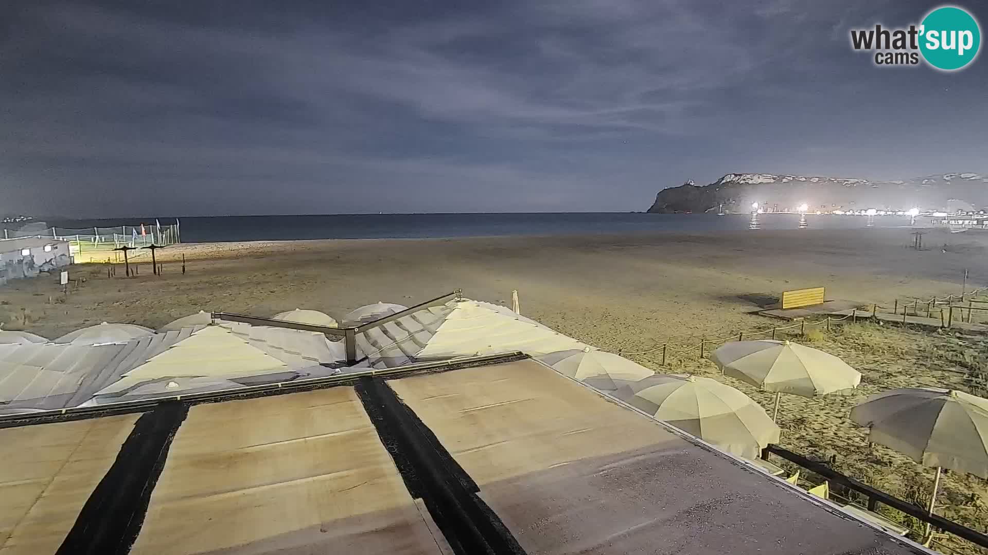 Webcam plage de Poetto | Cagliari | Sardaigne