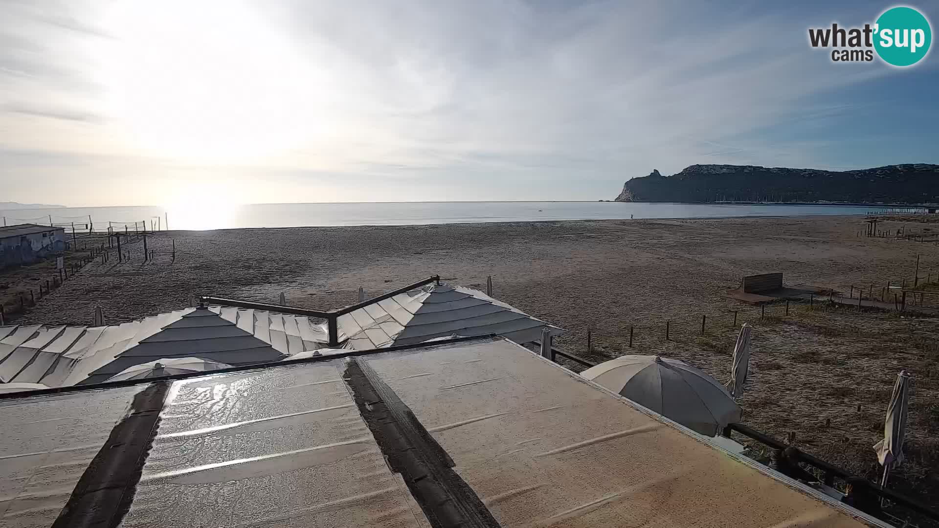 Poetto beach webcam | Cagliari | Sardinija