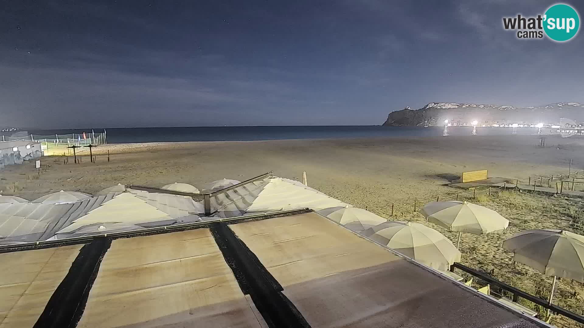 Poetto beach webcam | Cagliari | Sardinia