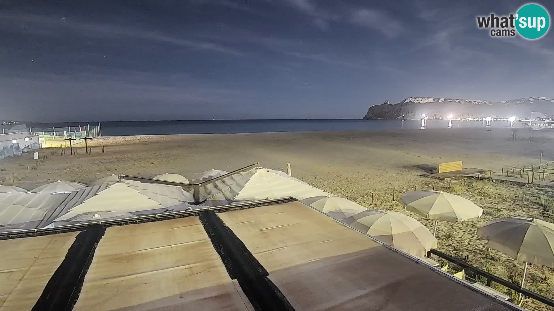 Webcam spiaggia del Poetto | Cagliari | Sardegna