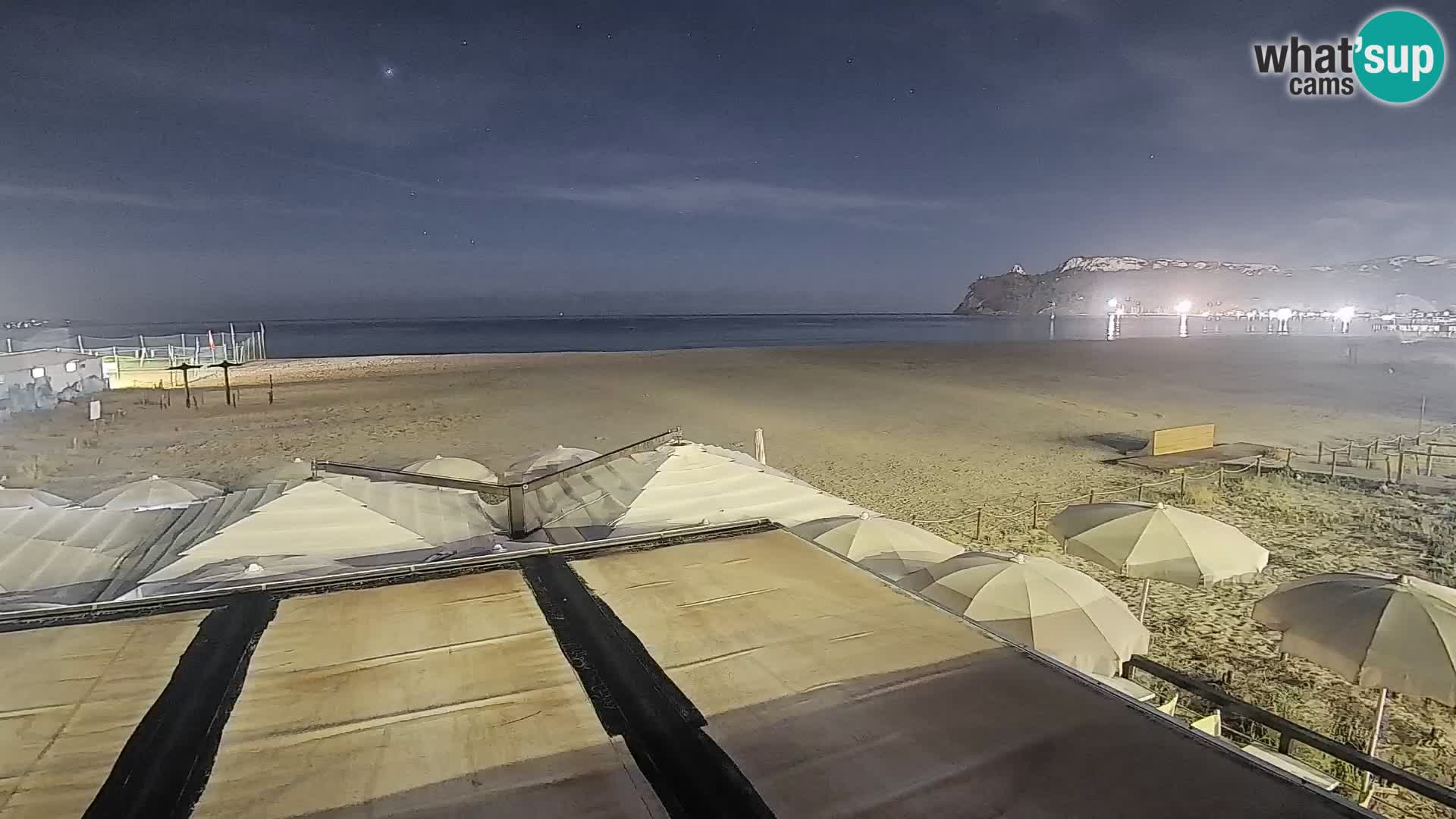 Poetto Strand Webcam | Cagliari | Sardinien