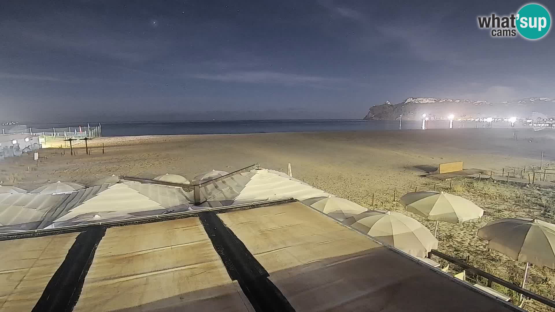 Webcam plage de Poetto | Cagliari | Sardaigne