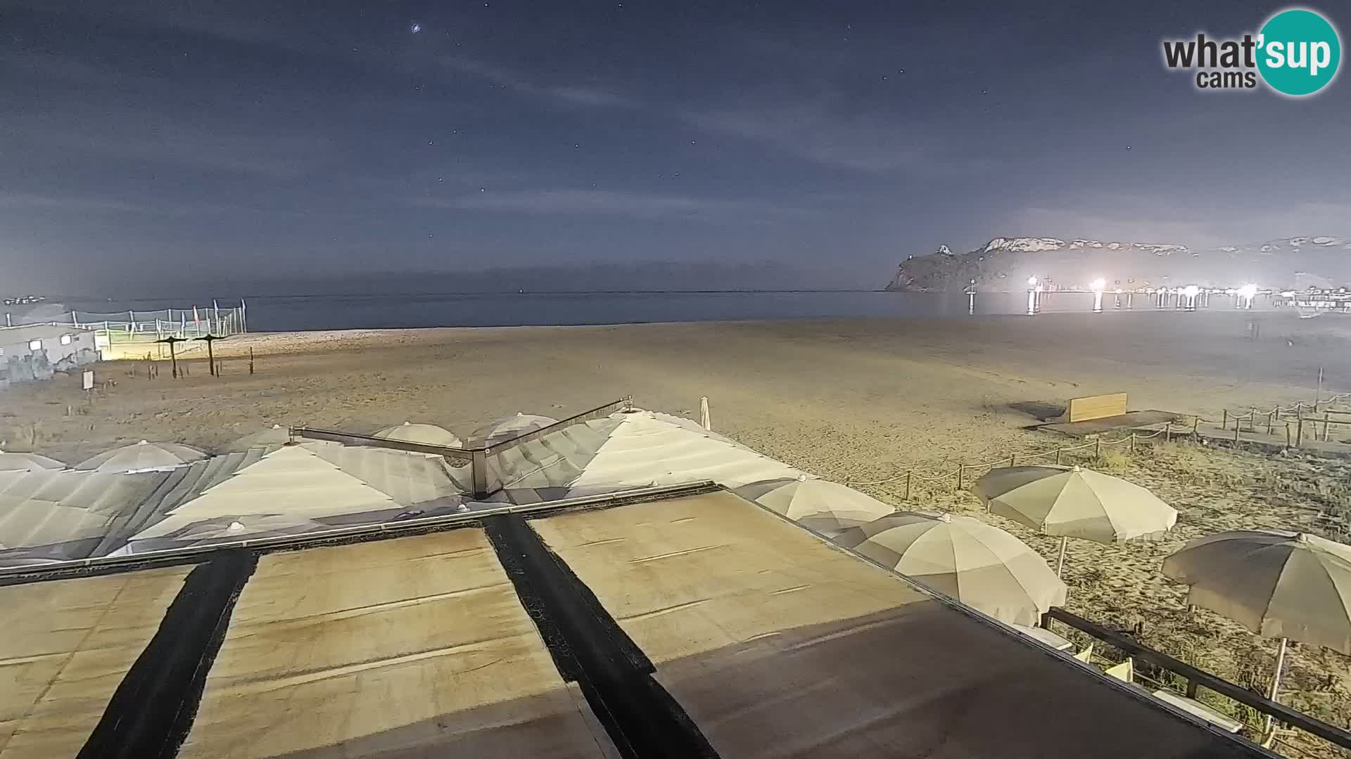 Poetto beach webcam | Cagliari | Sardinija