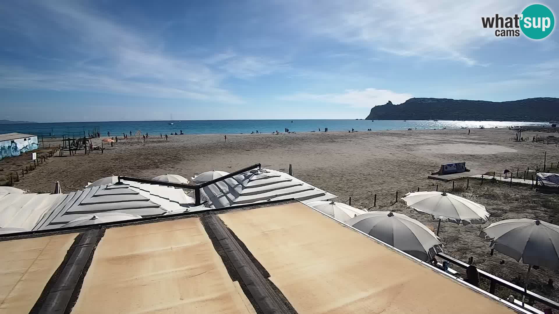 Poetto beach webcam | Cagliari | Sardinija