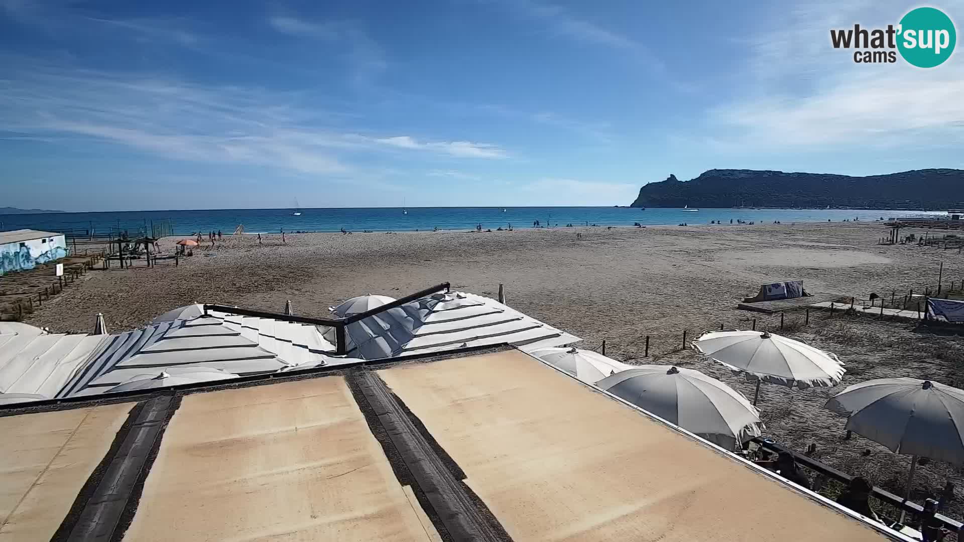 Poetto beach webcam | Cagliari | Sardinia