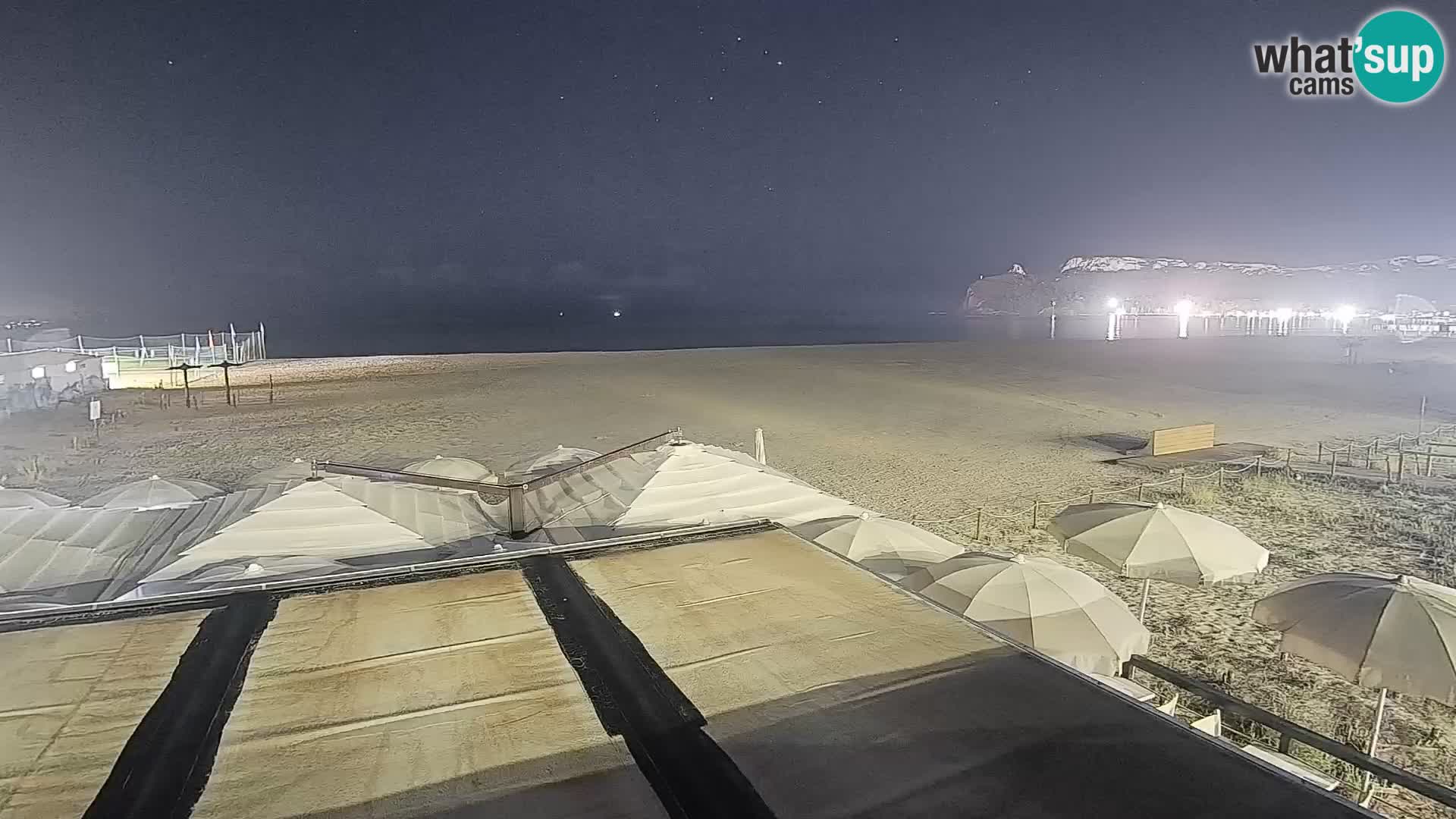 Poetto beach webcam | Cagliari | Sardinija