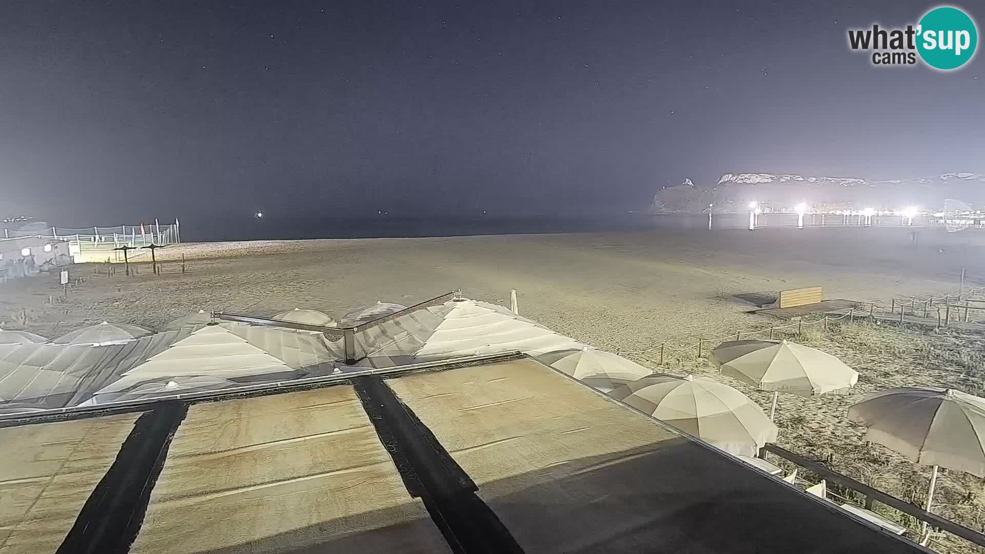 Poetto beach webcam | Cagliari | Sardinija