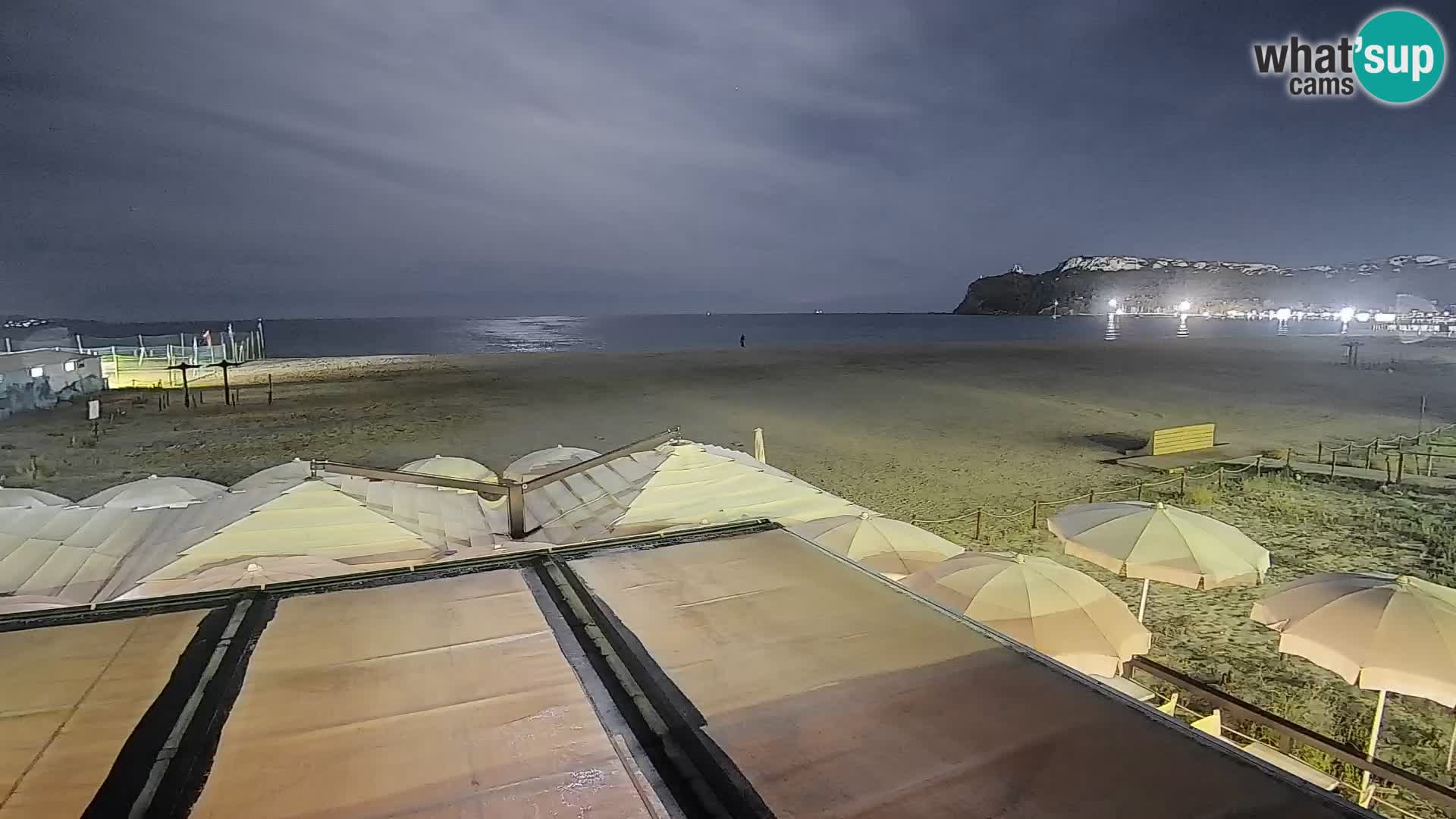 Poetto beach webcam | Cagliari | Sardinia