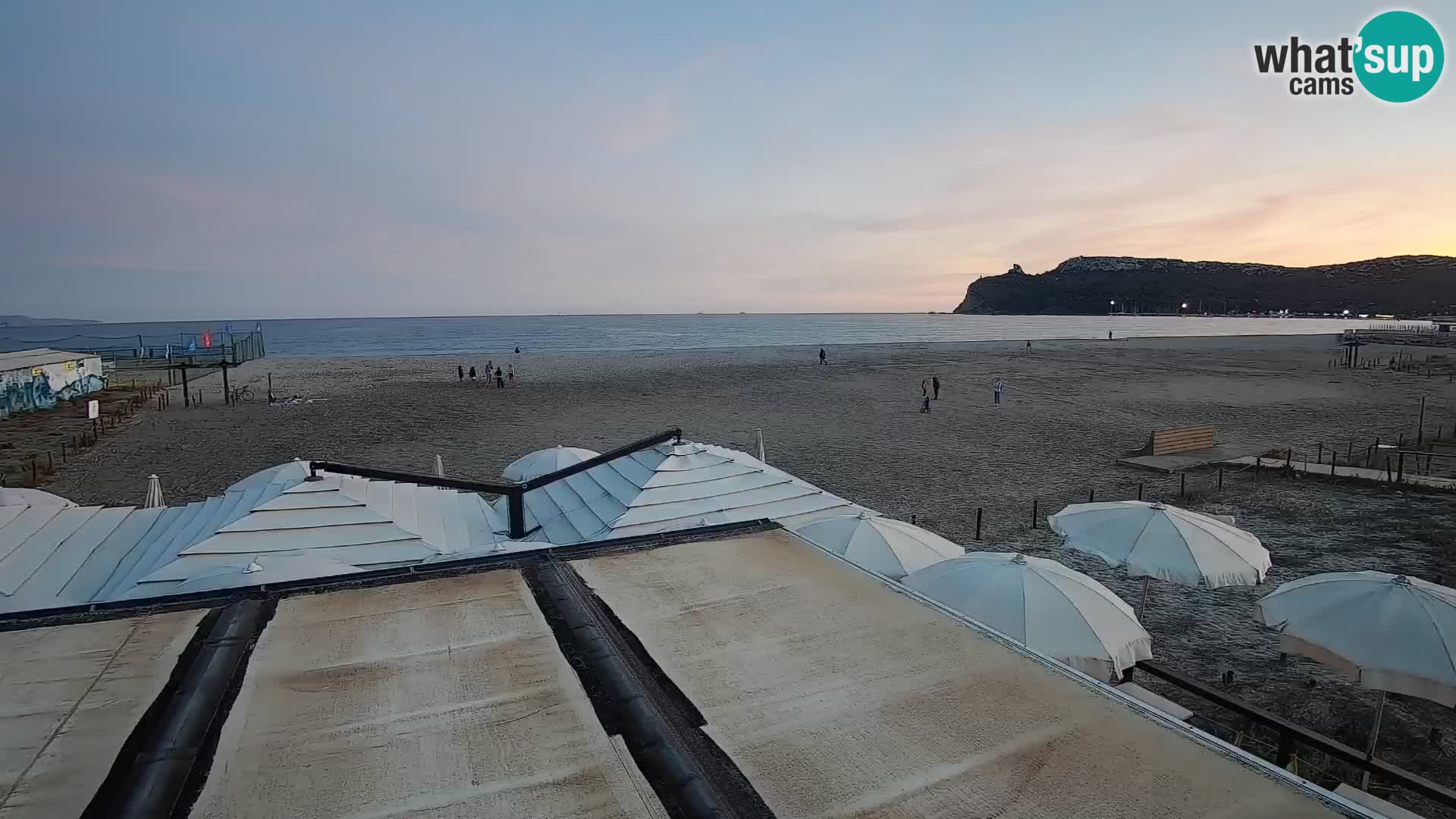 Poetto beach webcam | Cagliari | Sardinija
