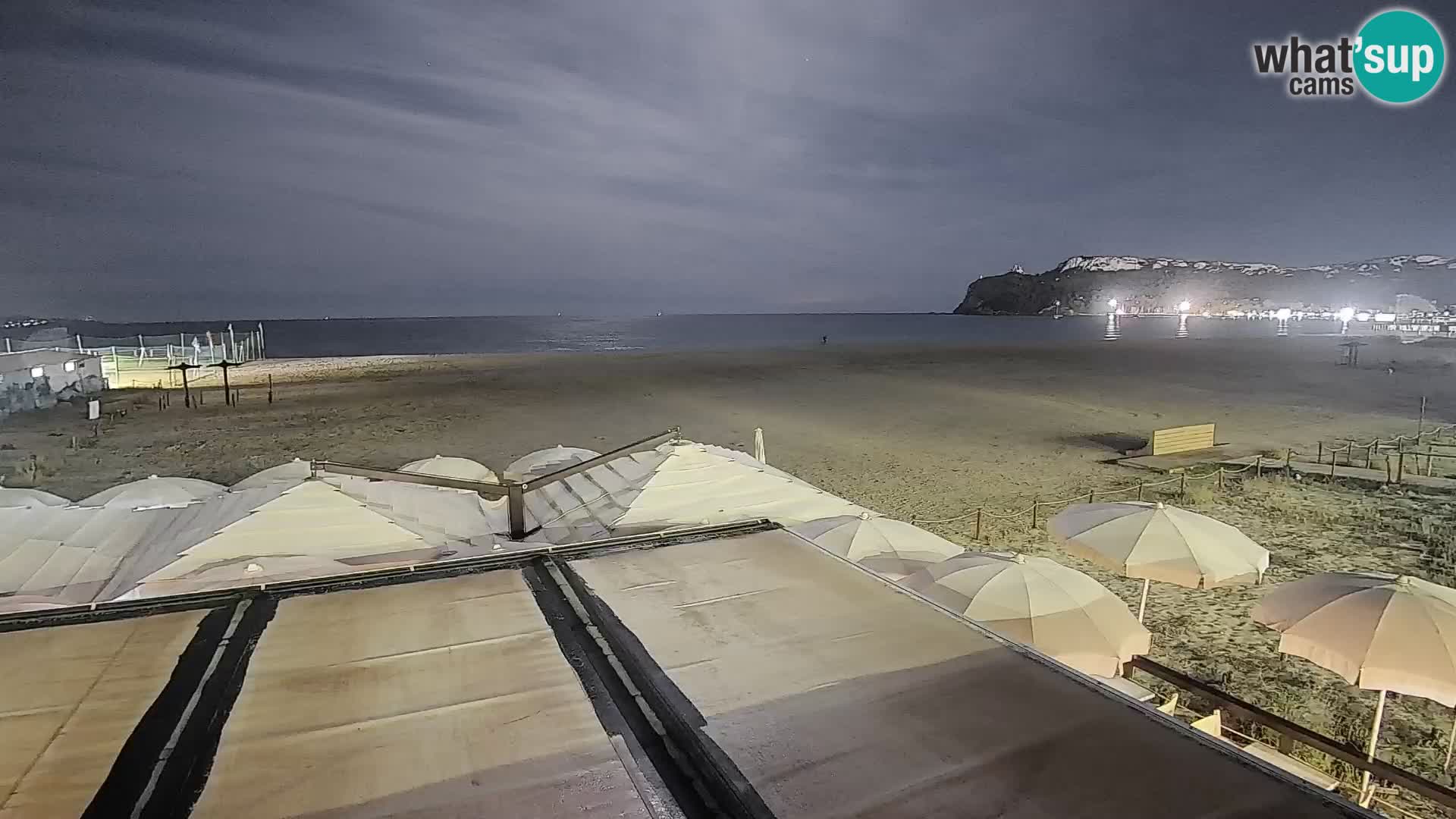 Poetto Strand Webcam | Cagliari | Sardinien