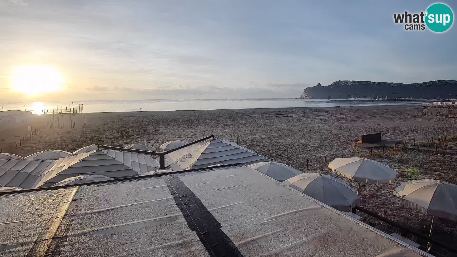 Poetto Strand Webcam | Cagliari | Sardinien