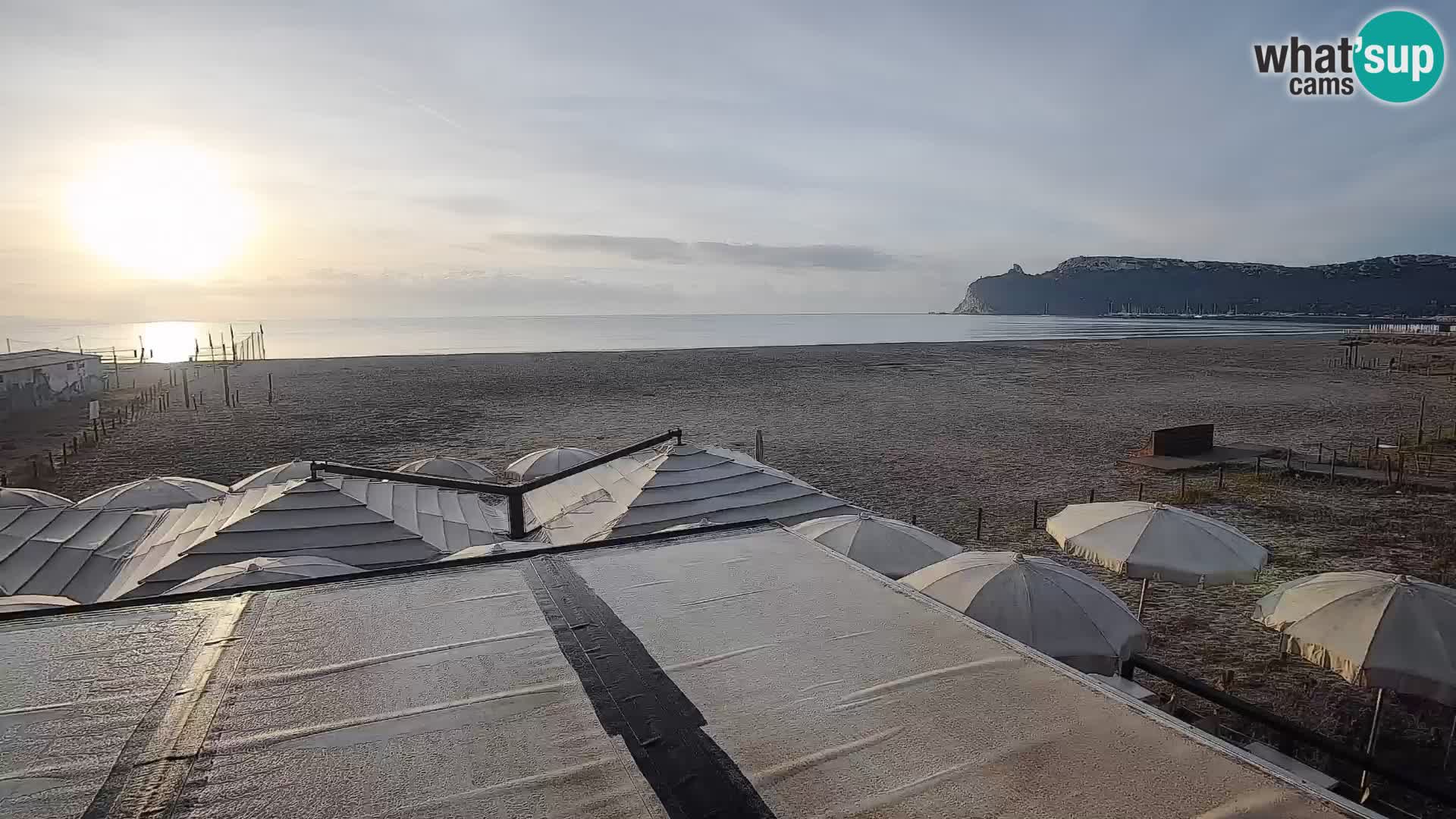 Webcam playa de Poetto | Cagliari | Cerdeña