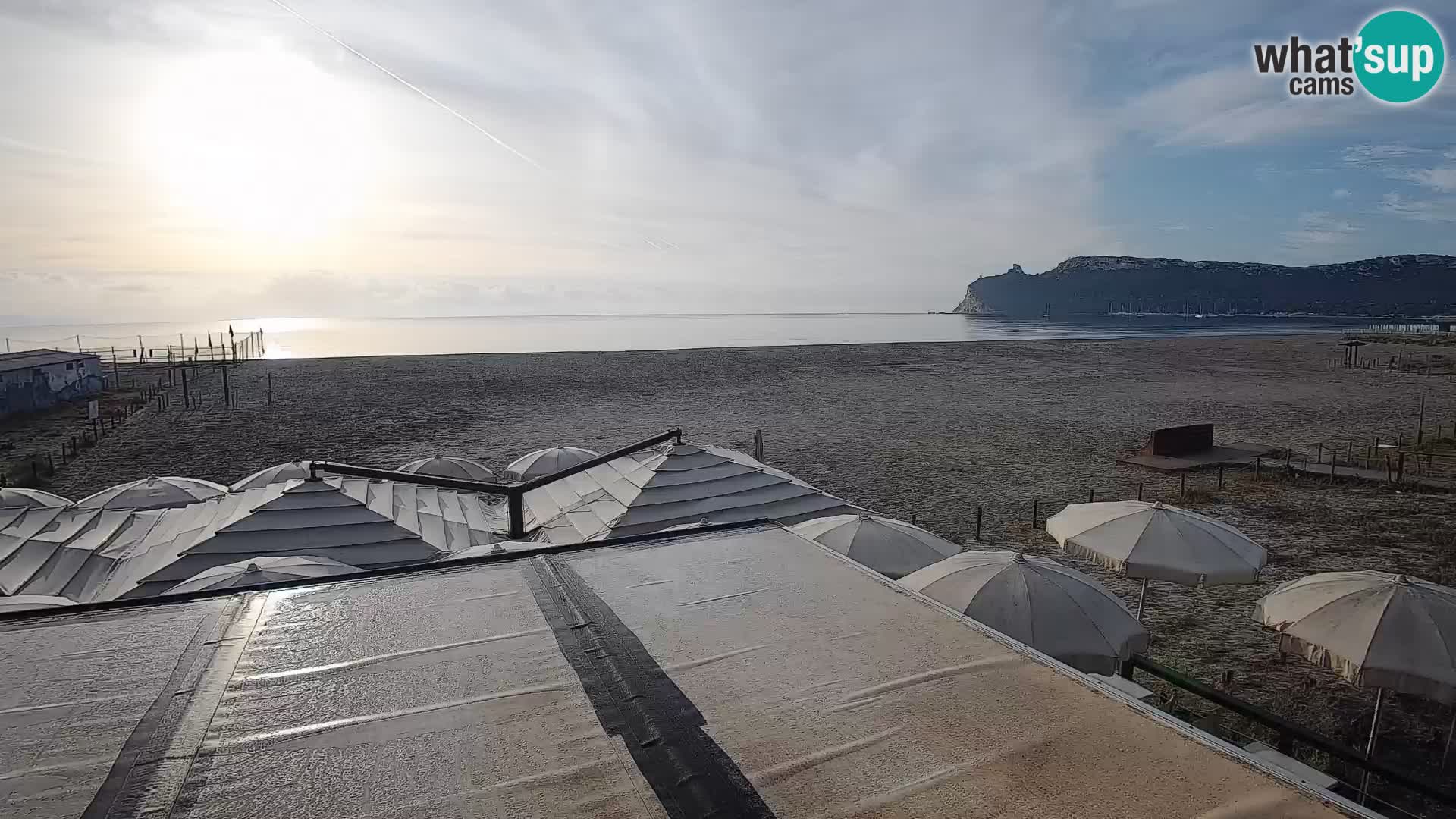 Webcam plage de Poetto | Cagliari | Sardaigne