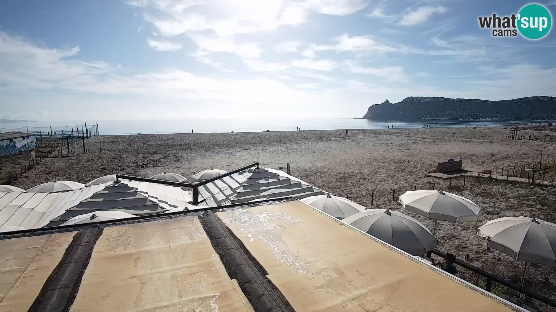 Webcam spiaggia del Poetto | Cagliari | Sardegna