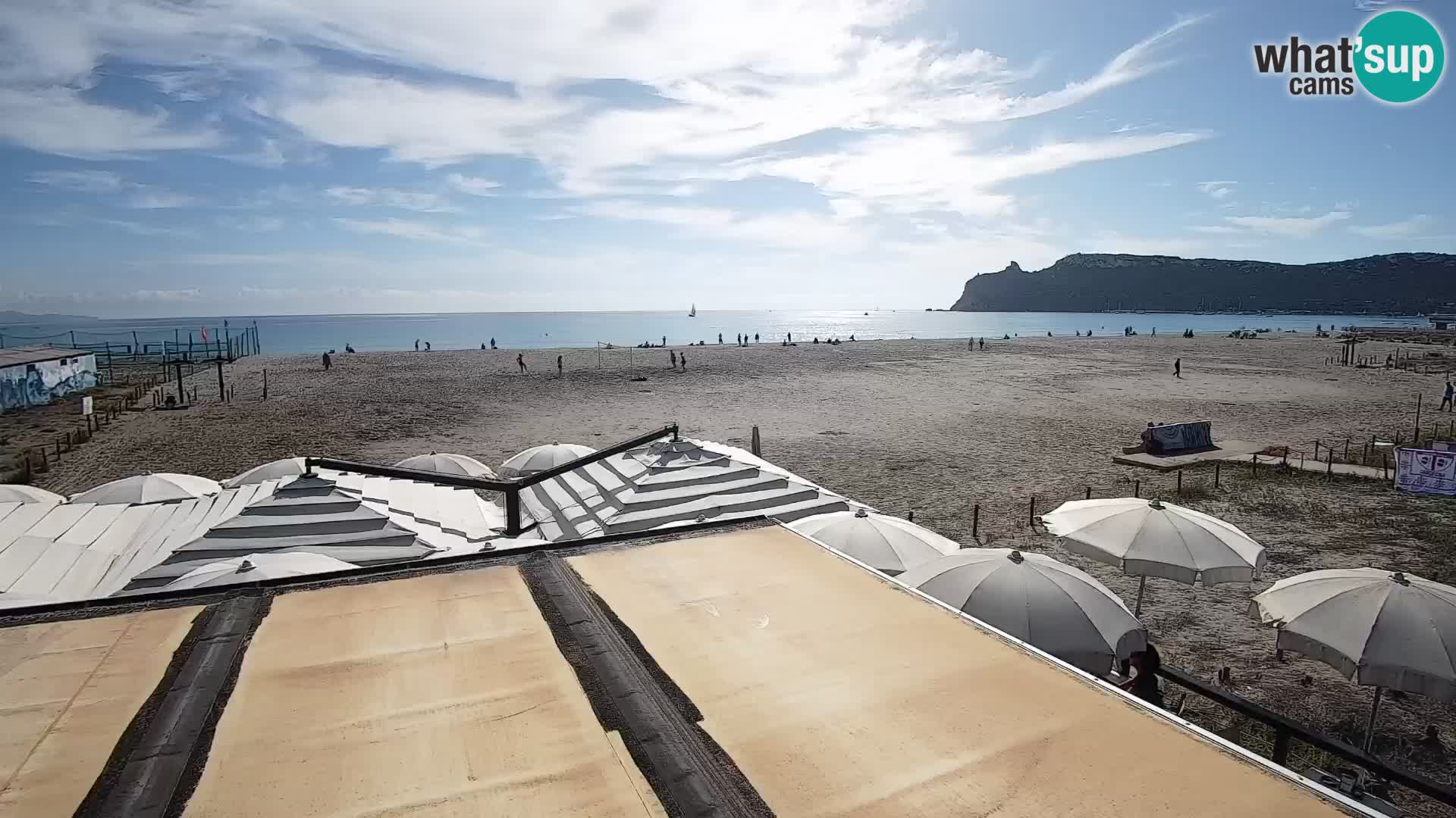Poetto beach webcam | Cagliari | Sardinia