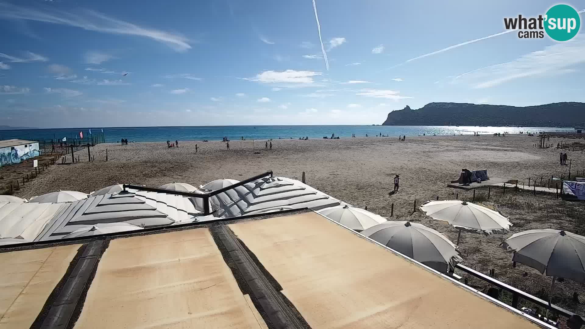 Poetto beach webcam | Cagliari | Sardinija