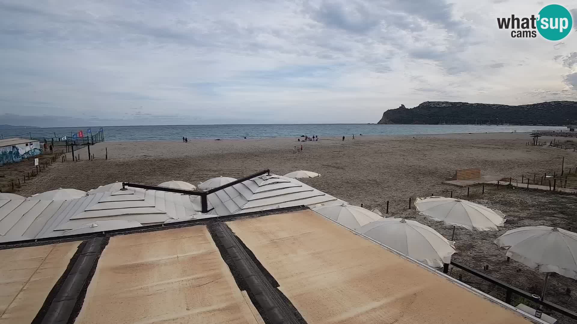 Poetto beach webcam | Cagliari | Sardinija
