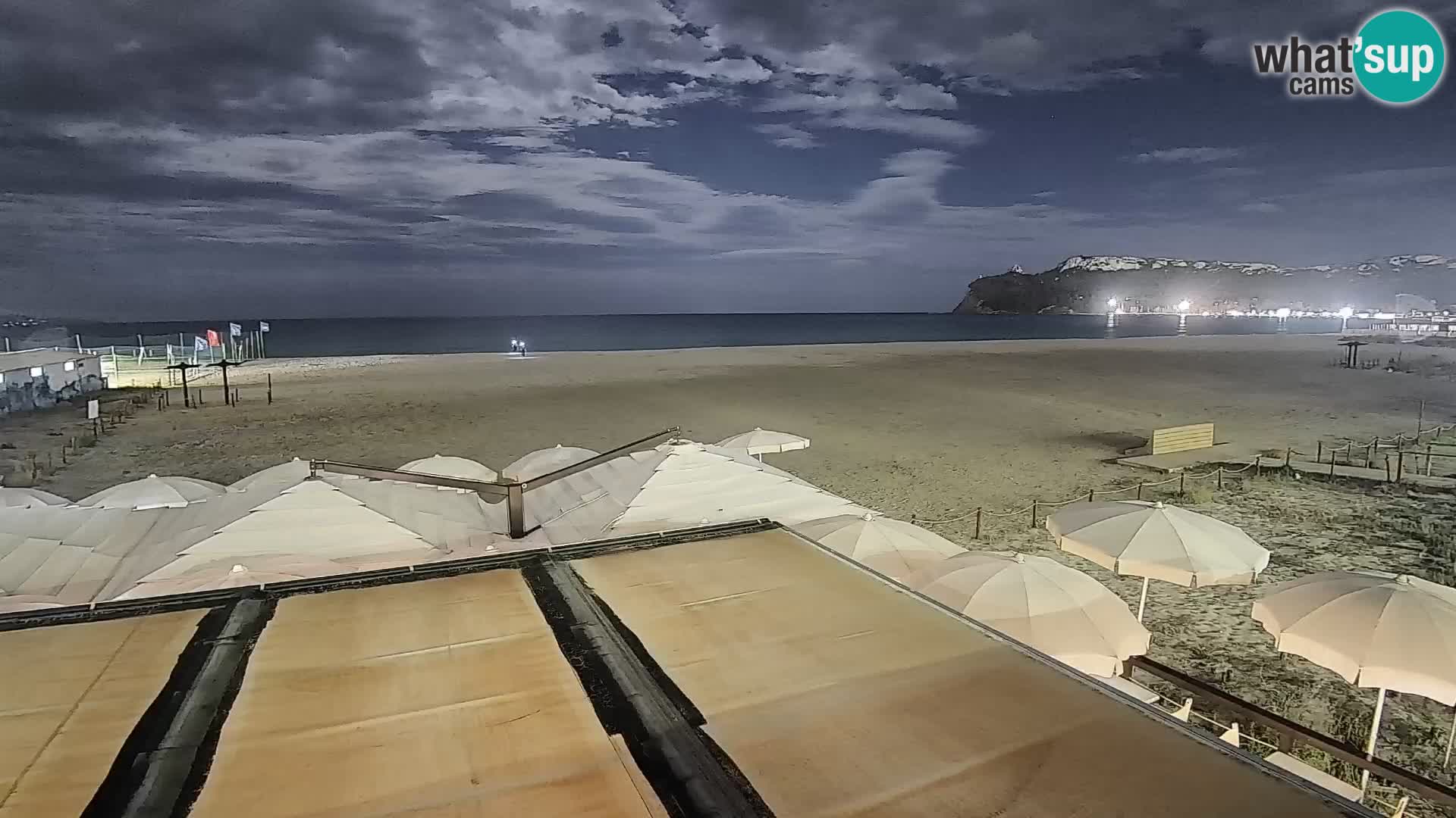 Webcam spiaggia del Poetto | Cagliari | Sardegna
