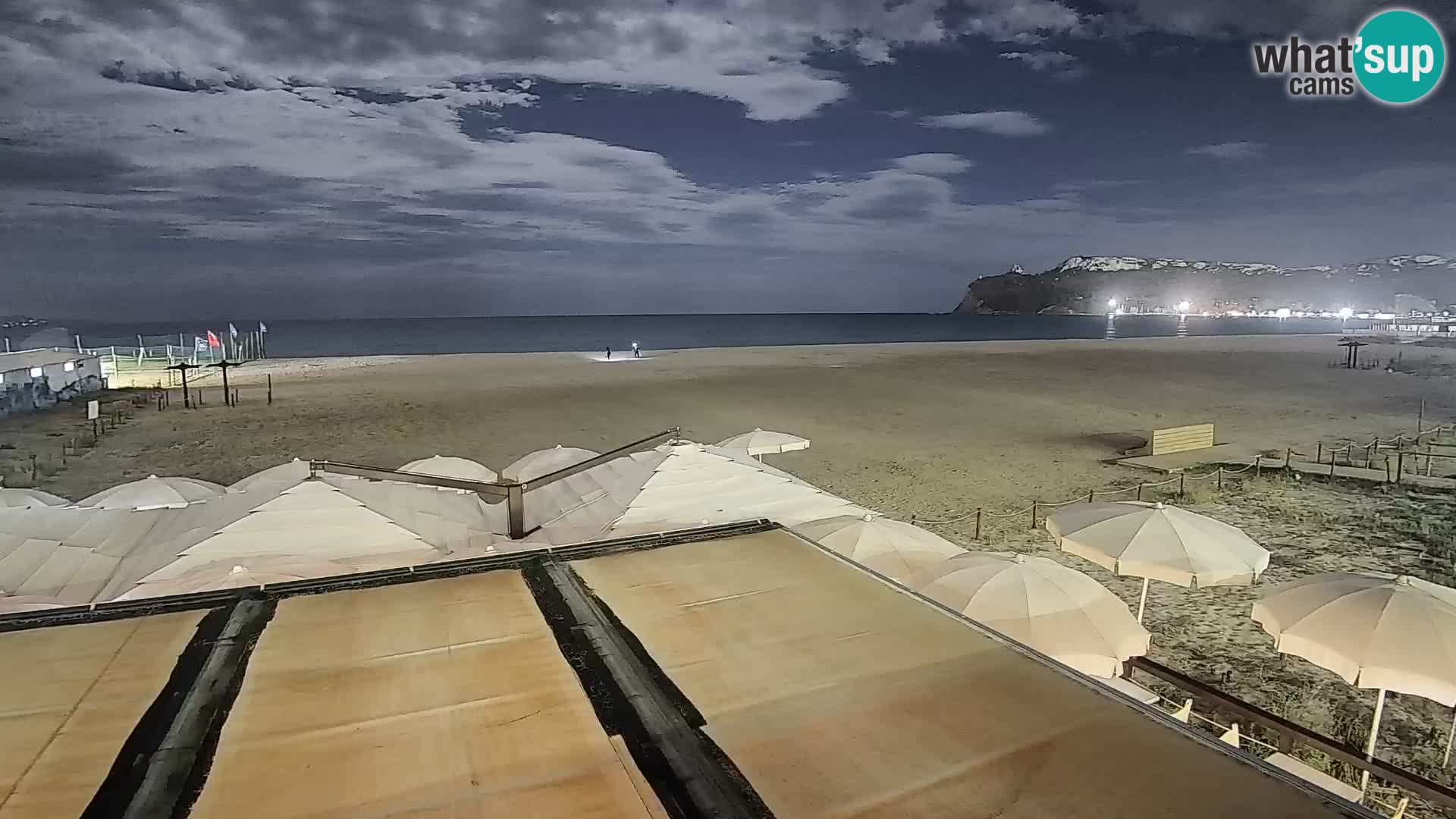 Poetto Strand Webcam | Cagliari | Sardinien