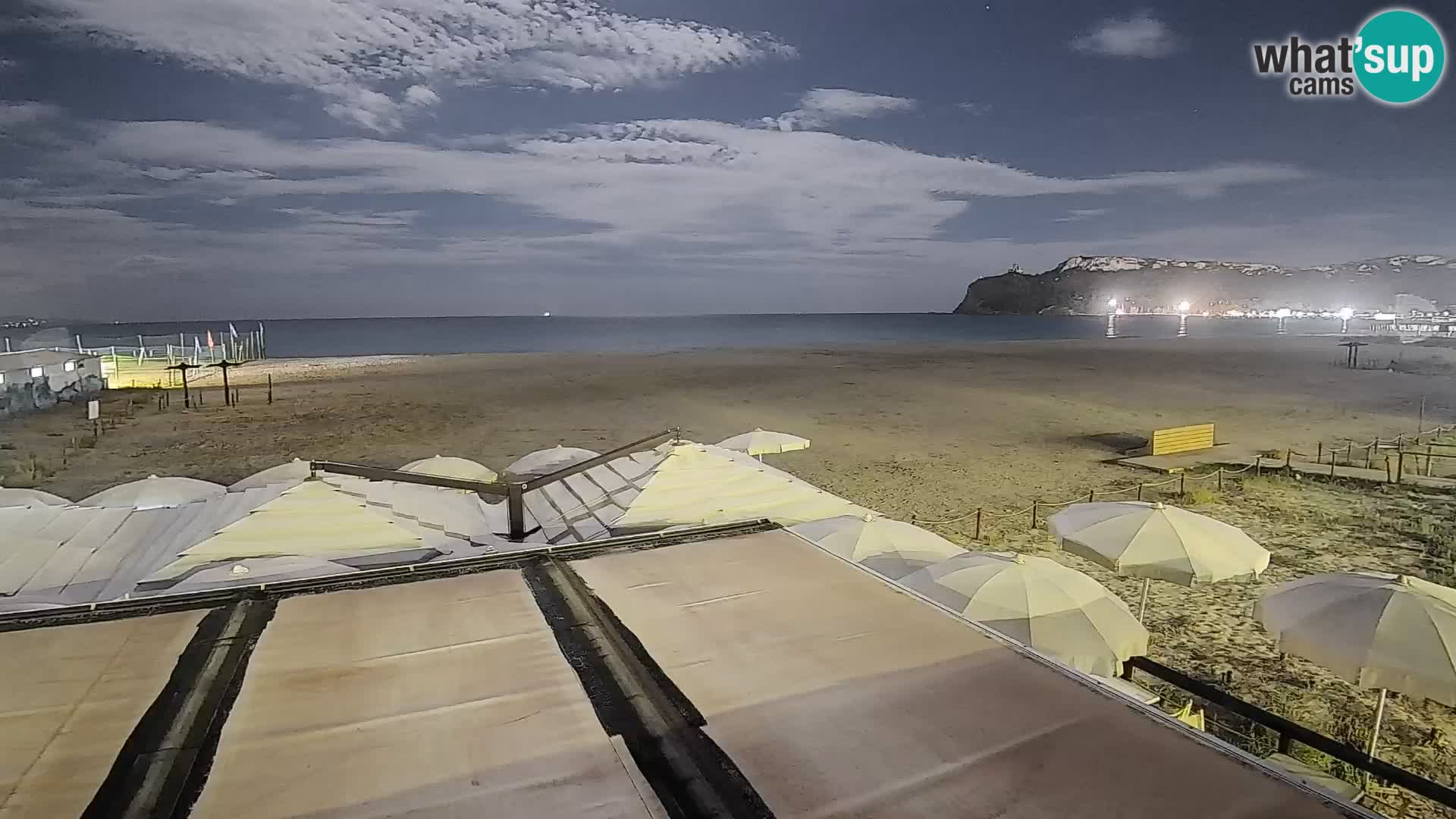 Poetto beach webcam | Cagliari | Sardinia