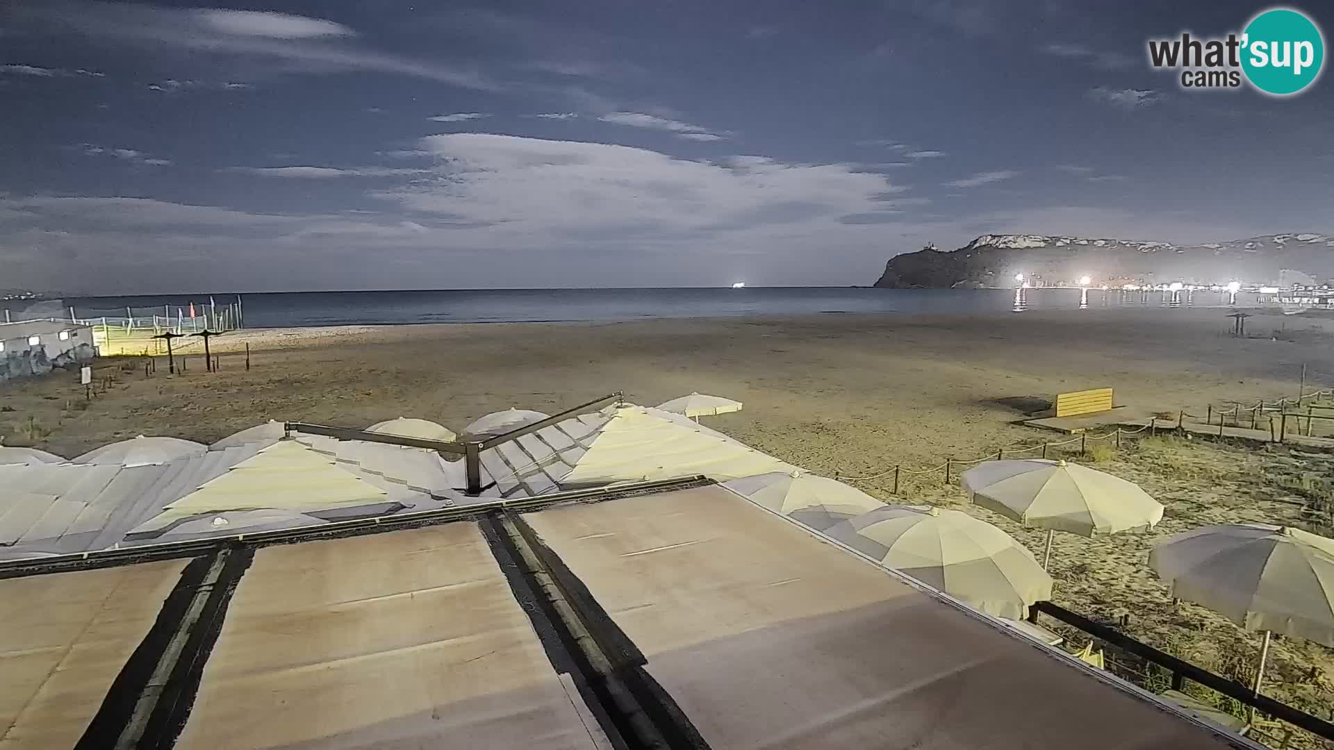 Webcam spiaggia del Poetto | Cagliari | Sardegna