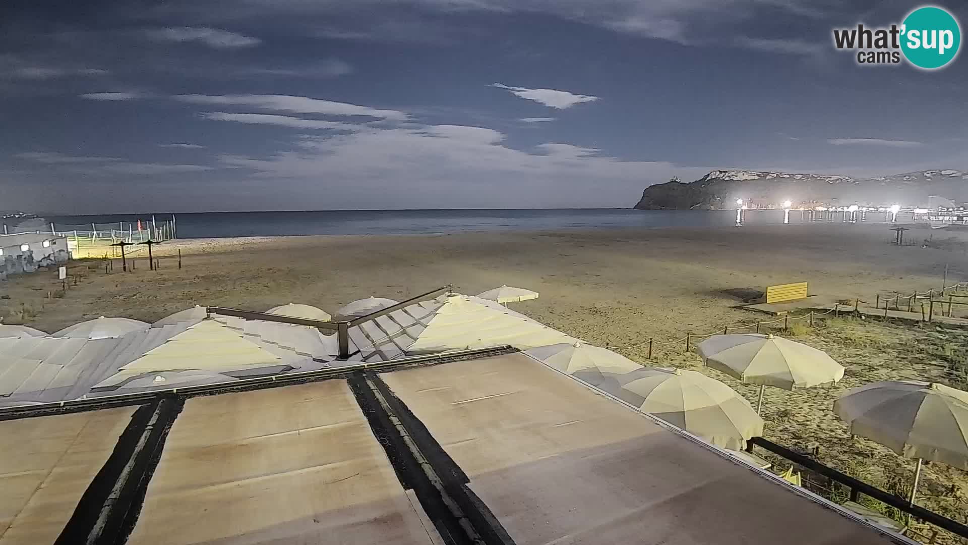 Webcam spiaggia del Poetto | Cagliari | Sardegna