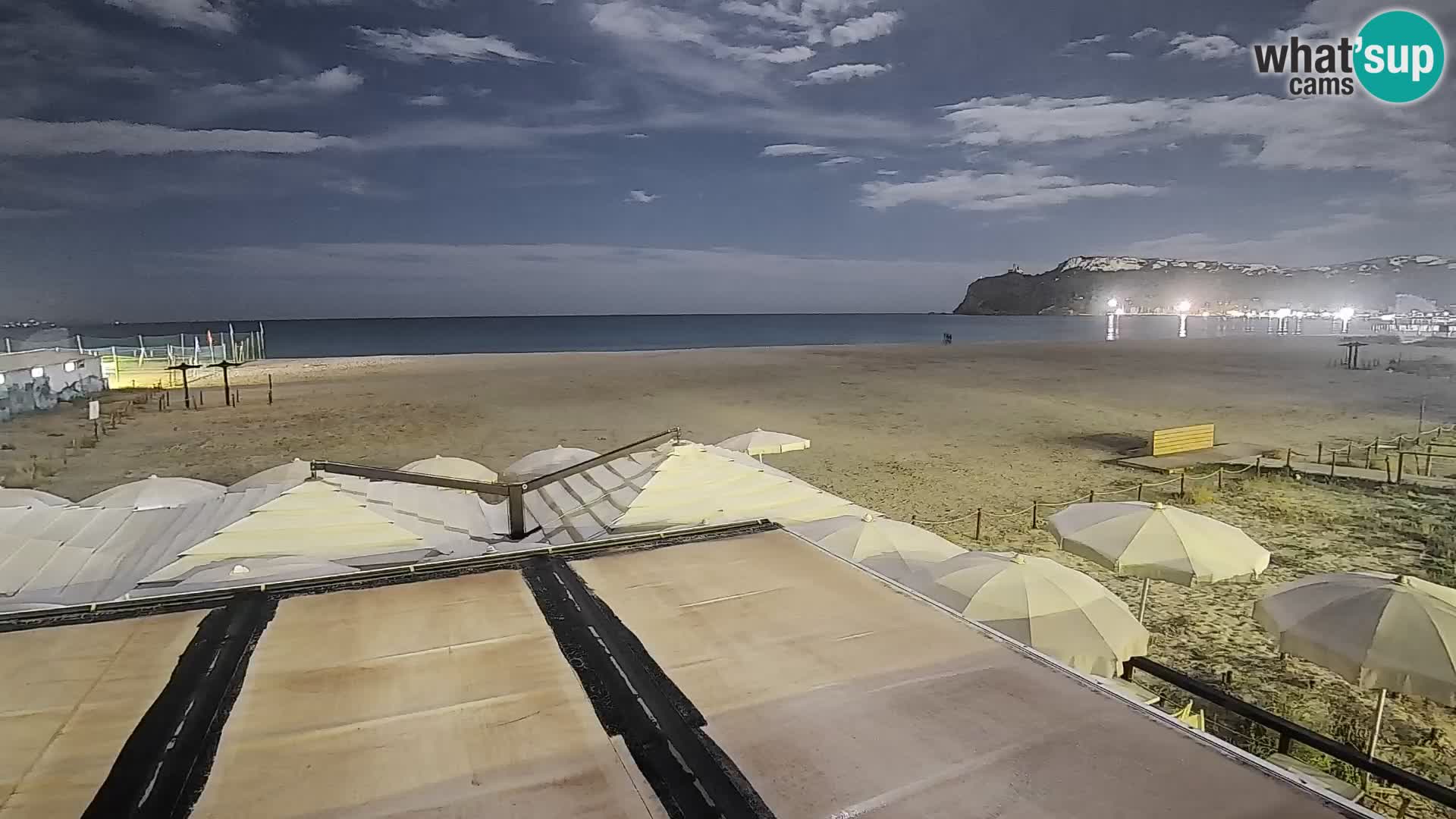 Poetto Strand Webcam | Cagliari | Sardinien