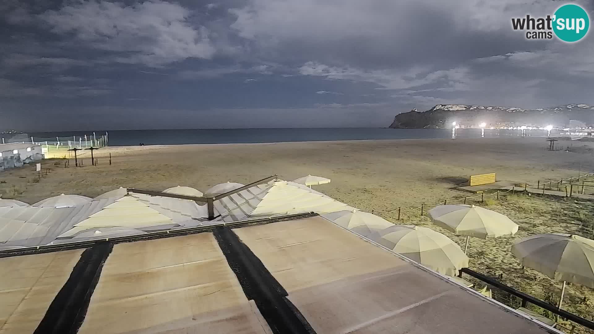 Poetto Strand Webcam | Cagliari | Sardinien