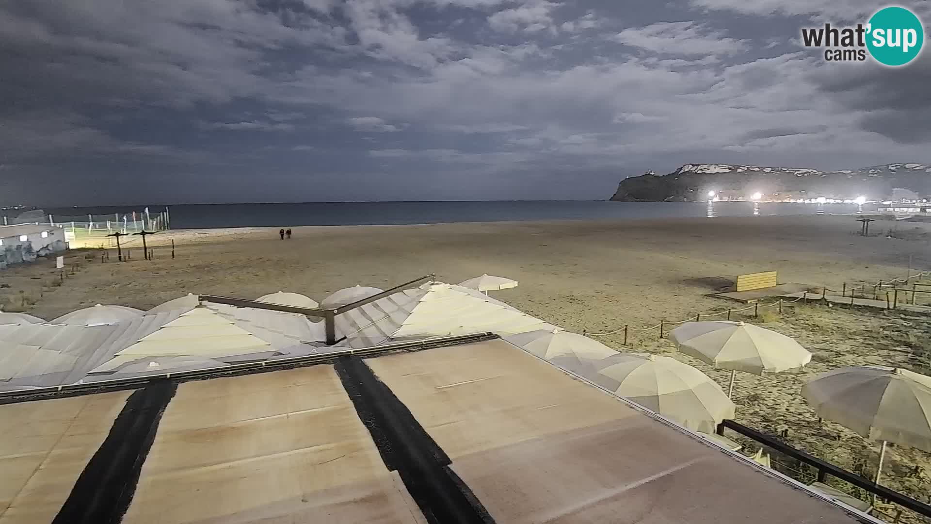 Webcam plage de Poetto | Cagliari | Sardaigne