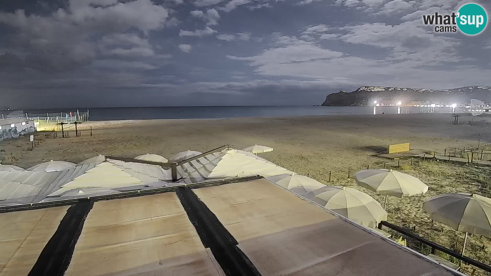 Webcam playa de Poetto | Cagliari | Cerdeña