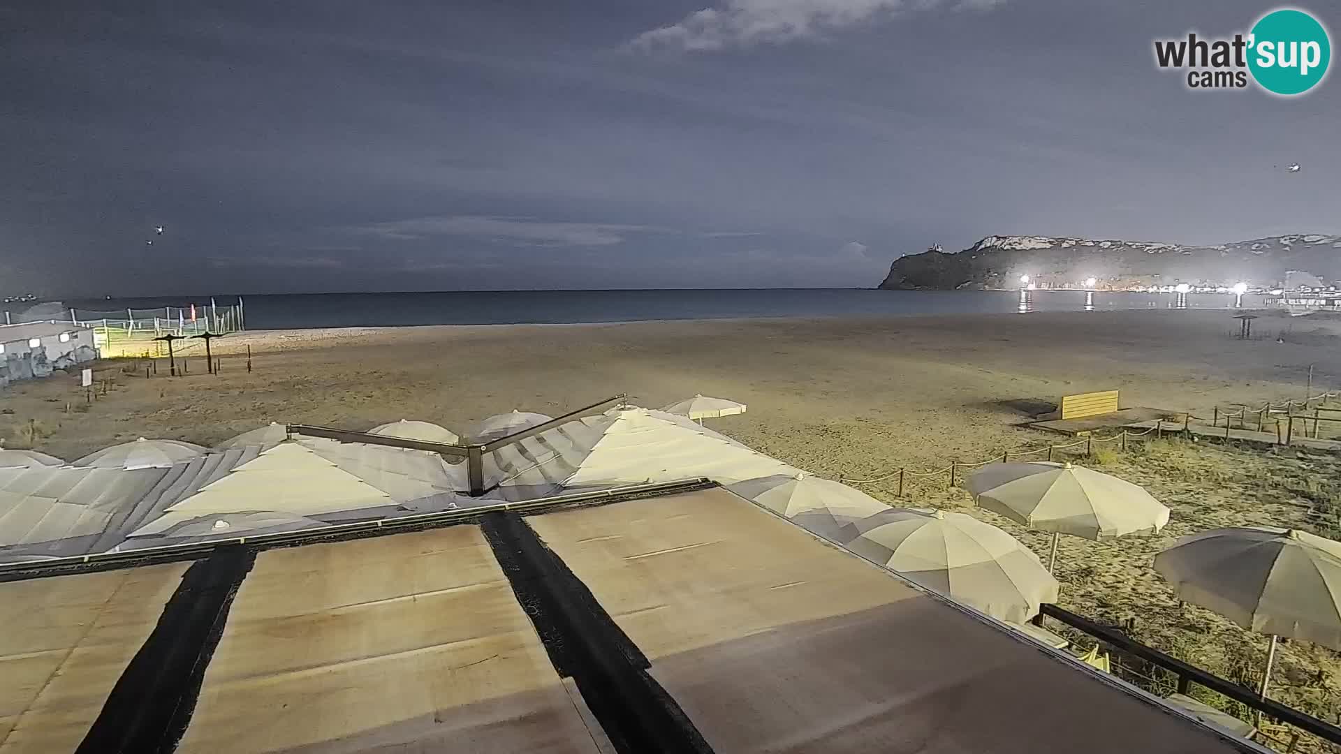 Poetto beach webcam | Cagliari | Sardinia