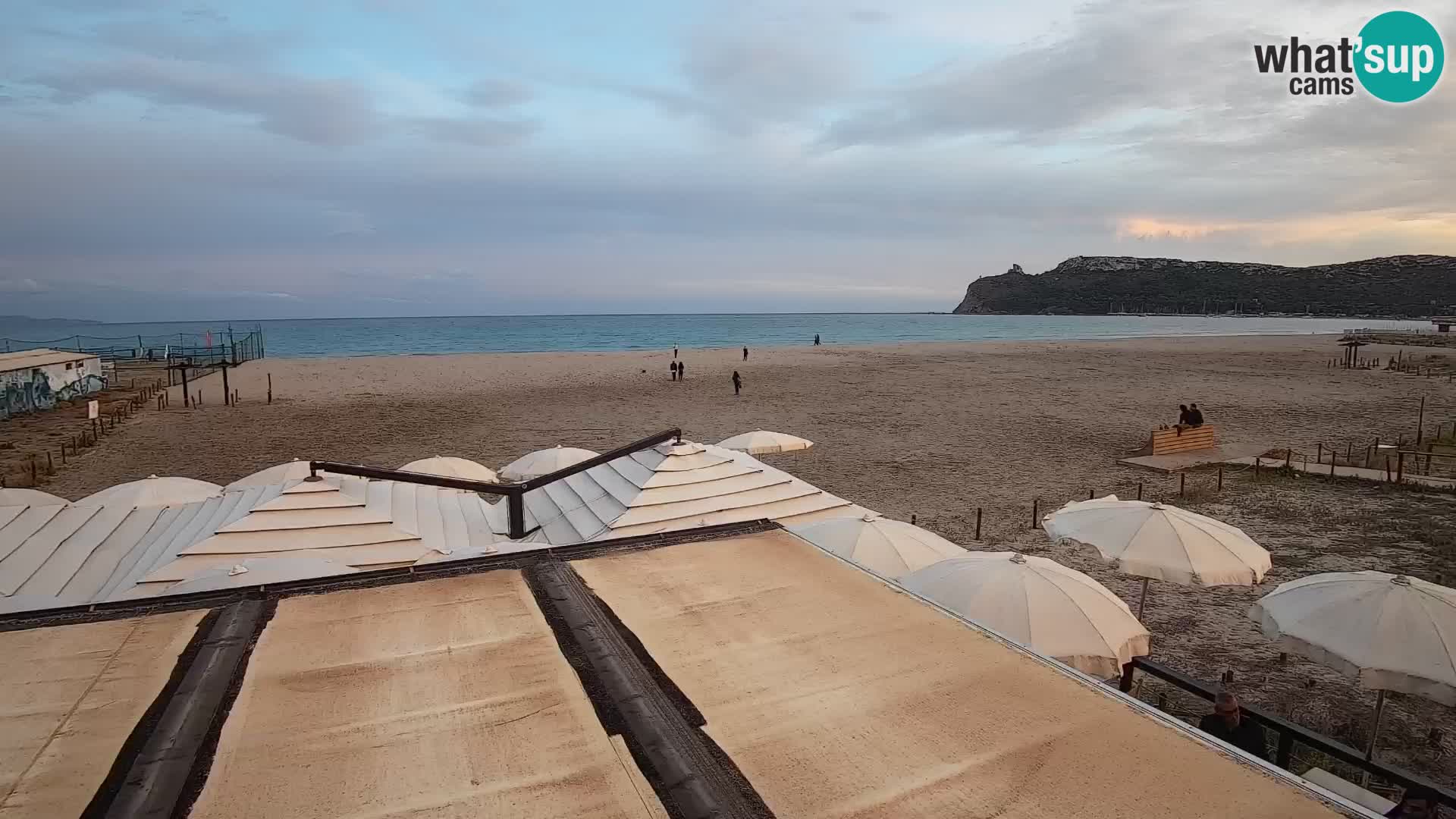 Webcam plage de Poetto | Cagliari | Sardaigne