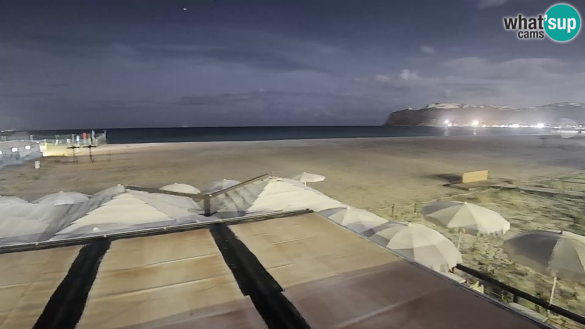 Poetto beach webcam | Cagliari | Sardinija