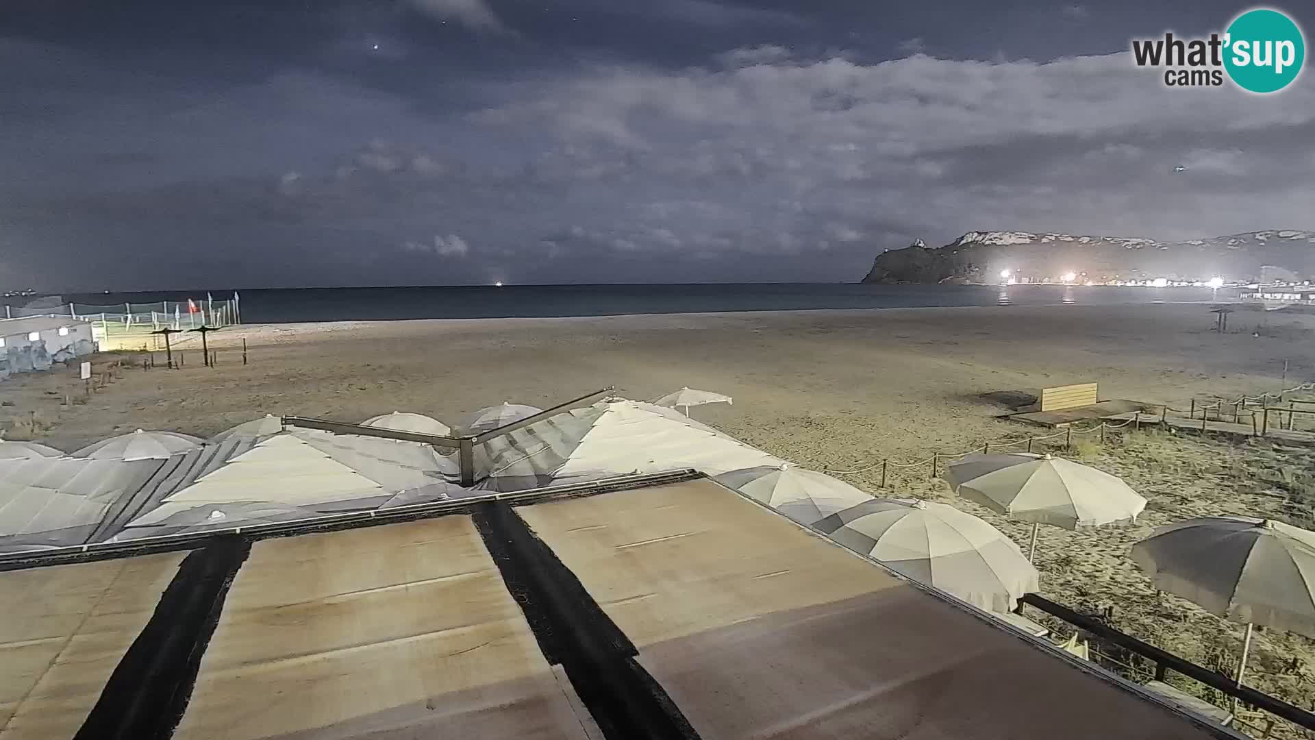 Webcam plage de Poetto | Cagliari | Sardaigne