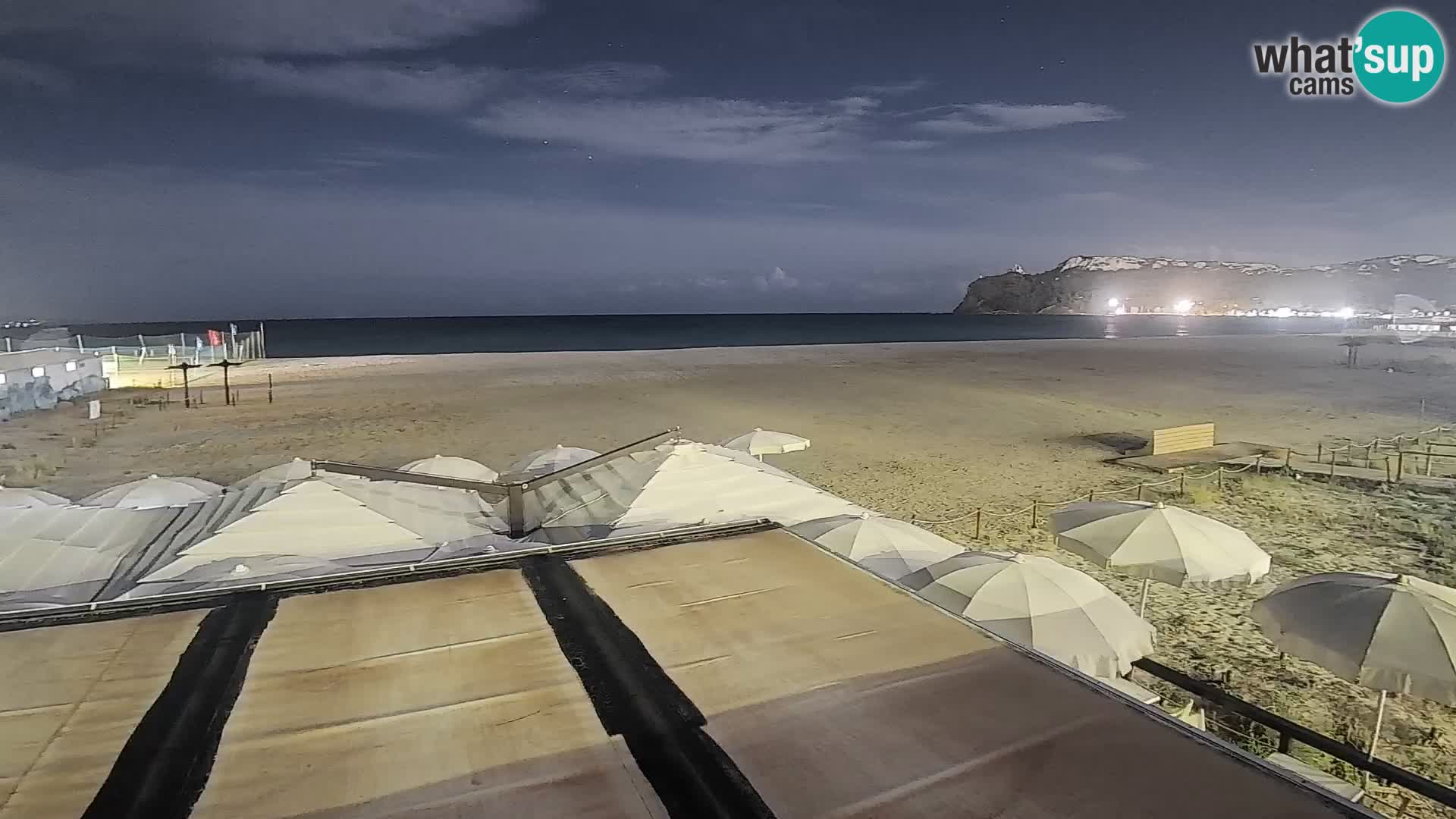 Webcam spiaggia del Poetto | Cagliari | Sardegna