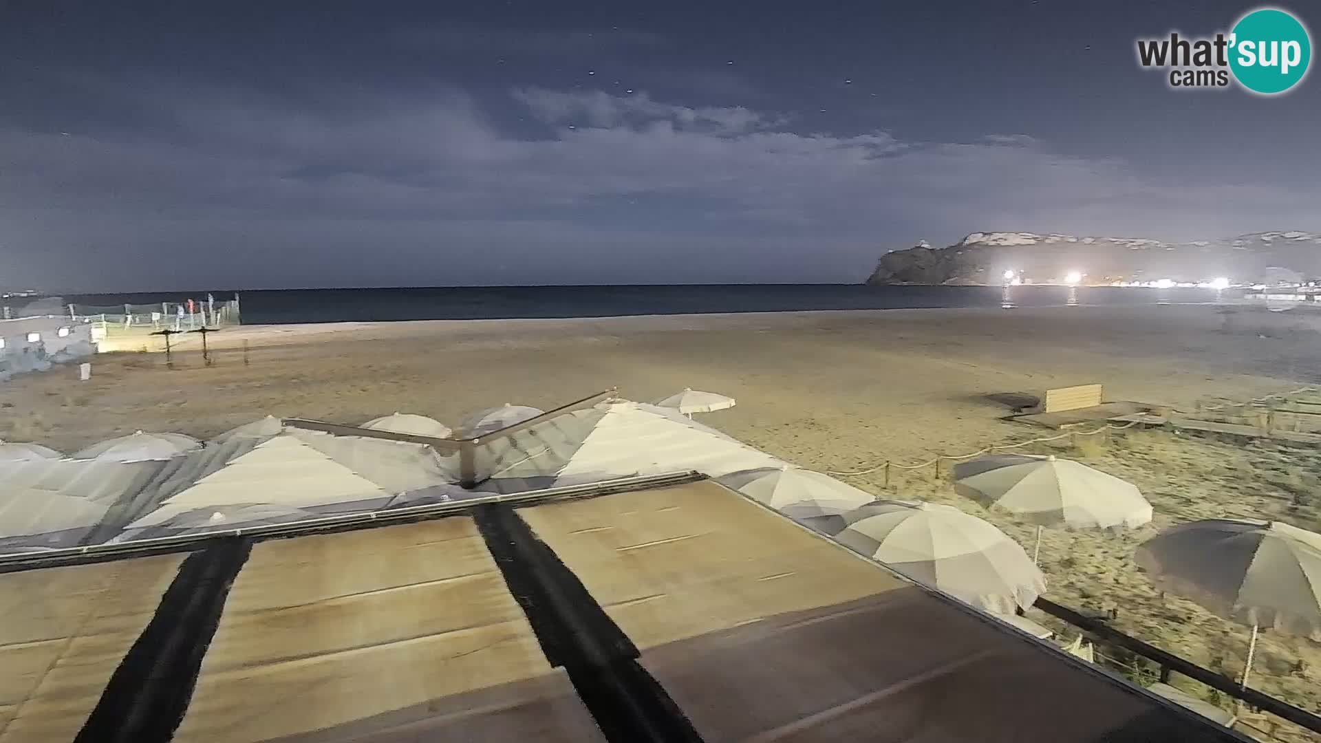 Poetto beach webcam | Cagliari | Sardinija