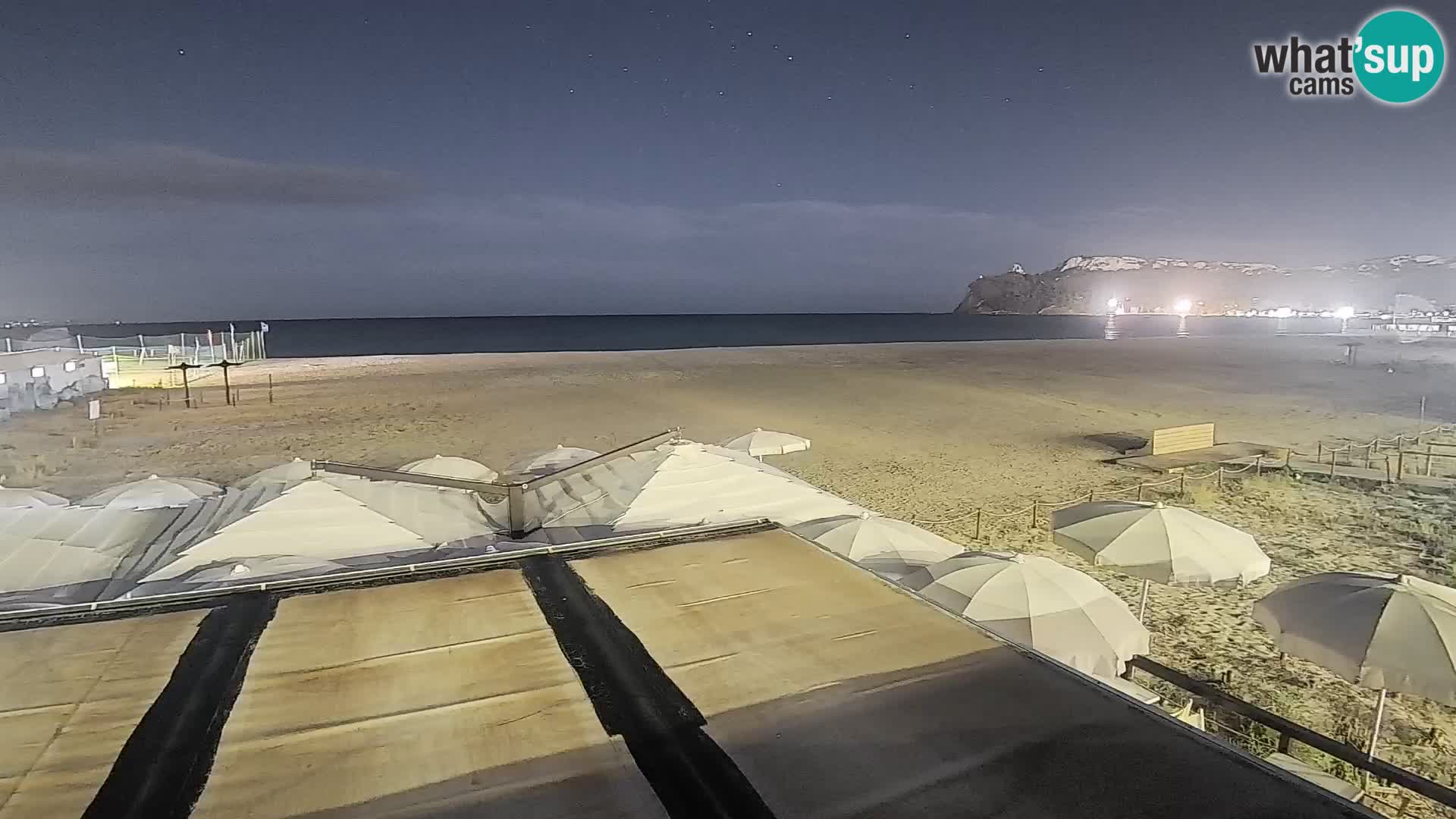 Poetto beach webcam | Cagliari | Sardinia