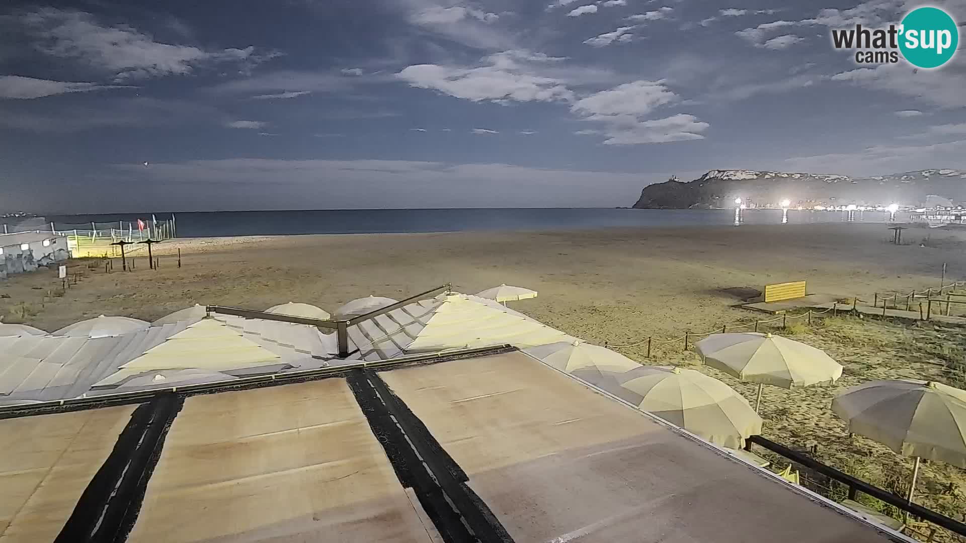 Poetto beach webcam | Cagliari | Sardinia