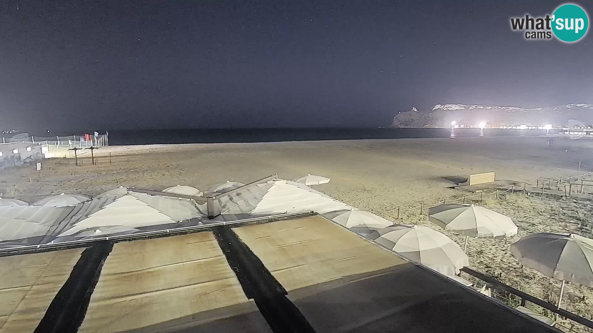 Poetto beach webcam | Cagliari | Sardinia