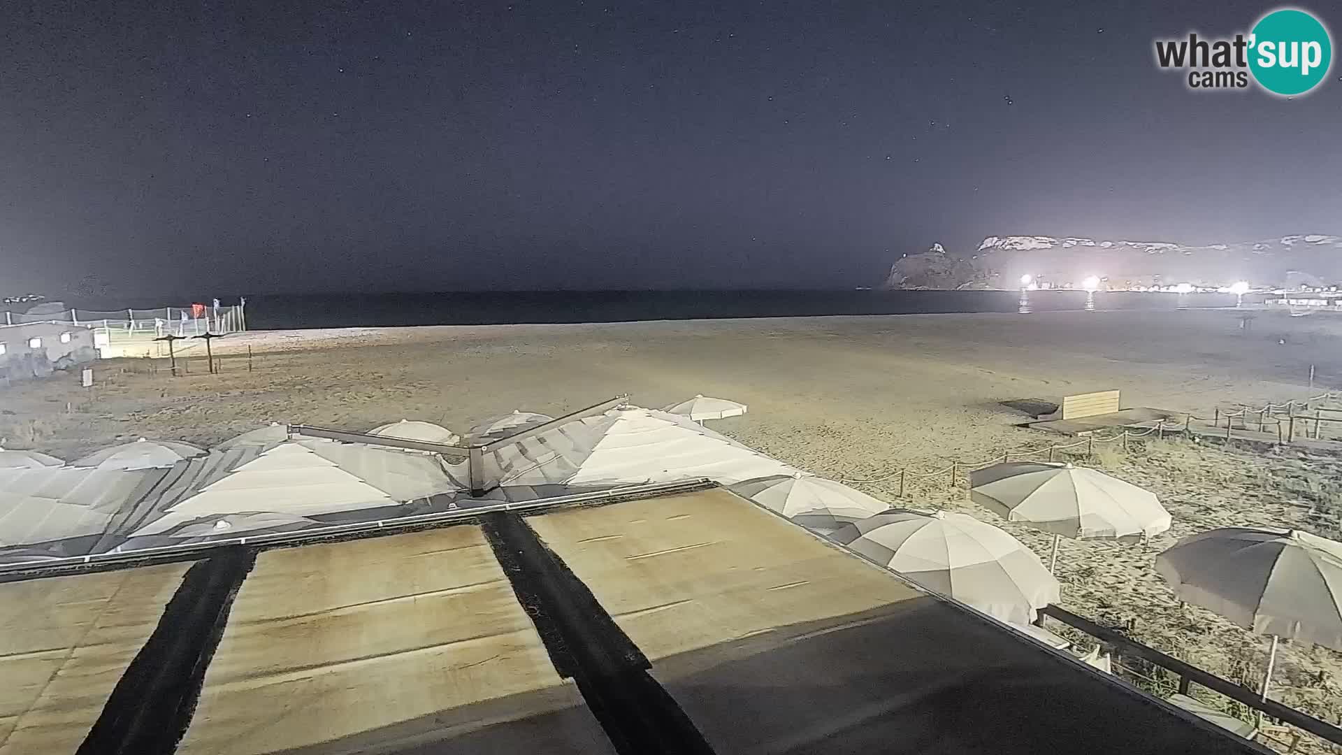 Webcam plage de Poetto | Cagliari | Sardaigne