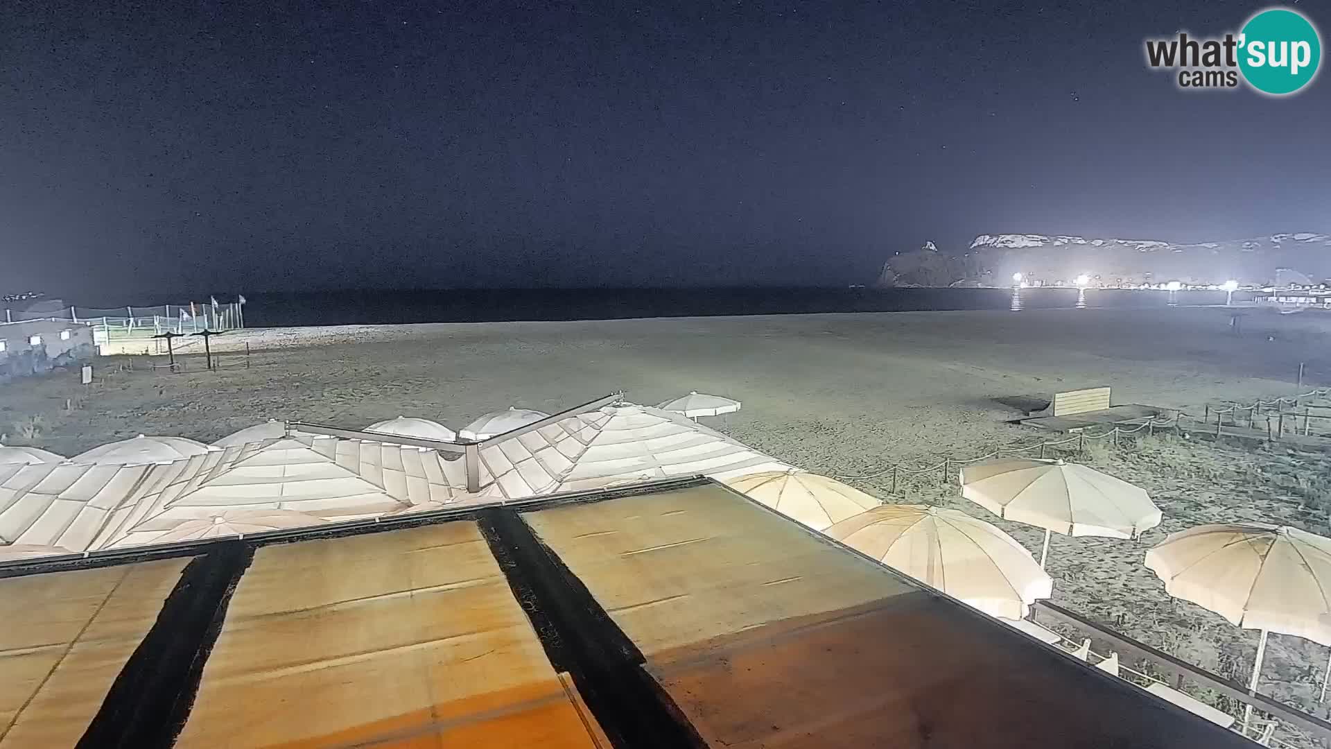 Webcam plage de Poetto | Cagliari | Sardaigne