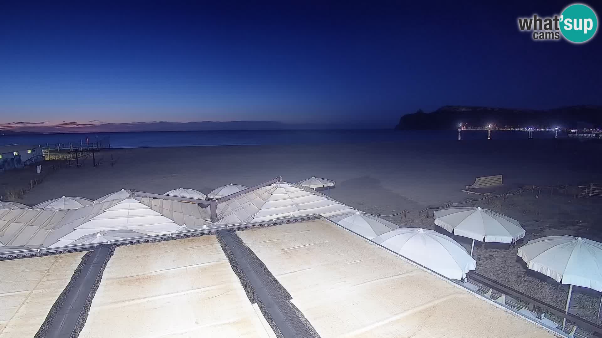 Webcam spiaggia del Poetto | Cagliari | Sardegna