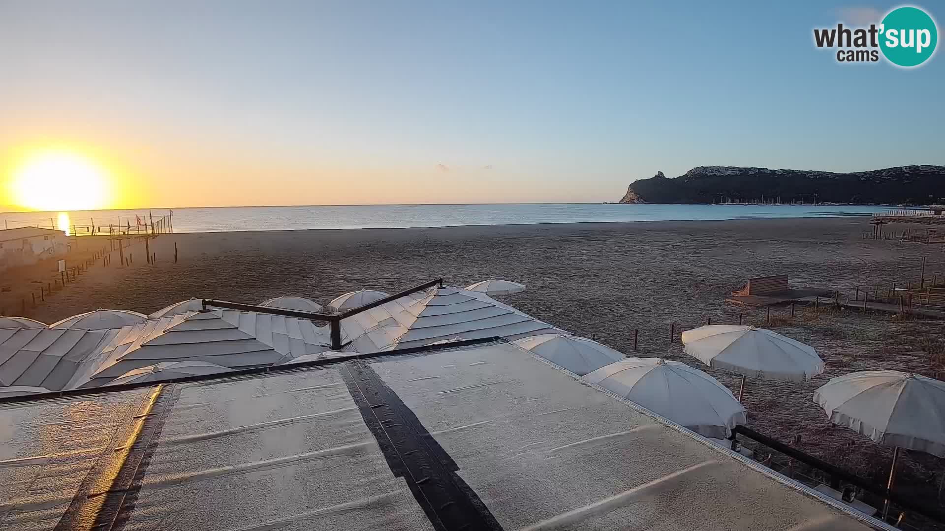 Webcam spiaggia del Poetto | Cagliari | Sardegna