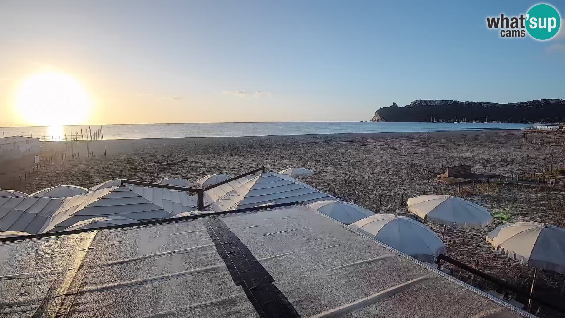 Webcam plage de Poetto | Cagliari | Sardaigne